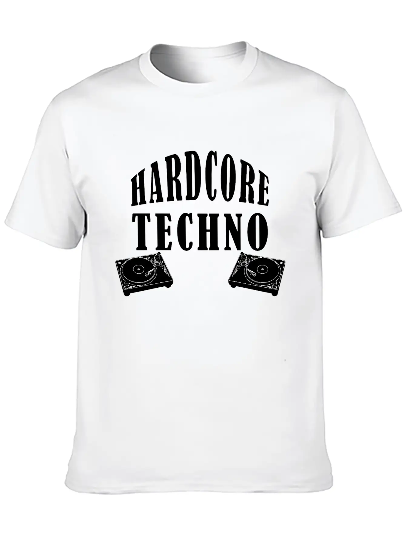 HARDCORE TECHNO Cool Music Giftidea Festival Breathable Soft Cotton T-Shirt – Timeless Casual Look