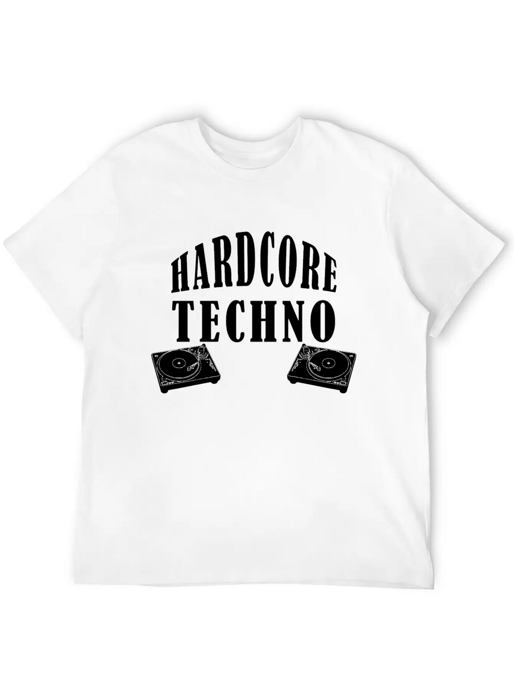 HARDCORE TECHNO Cool Music Giftidea Festival Breathable Soft Cotton T-Shirt – Timeless Casual Look