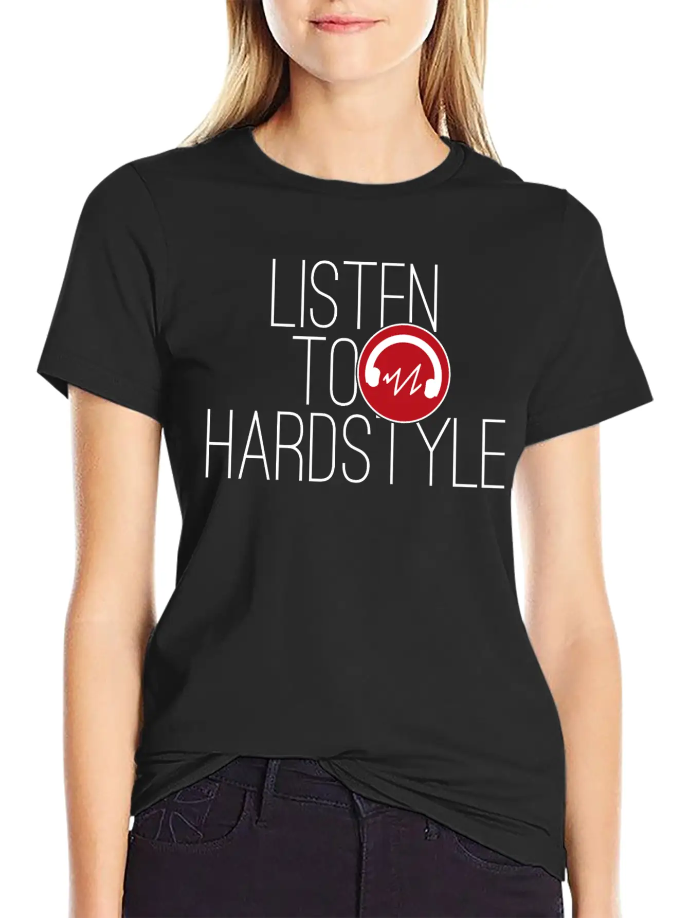 Hardstyle Techno Music "Listen To Hardstyle" Unisex Casual T-Shirt – Clean Design For Daily Comfort