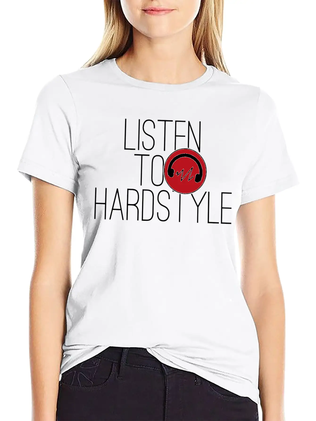 Hardstyle Techno Music "Listen To Hardstyle" Unisex Casual T-Shirt – Clean Design For Daily Comfort