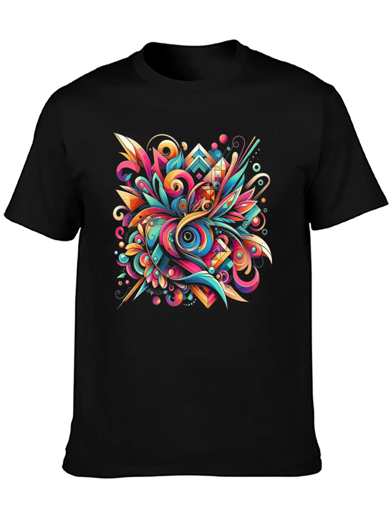 Harmony Of Colors Unisex Casual T-Shirt – Clean Design For Daily Comfort