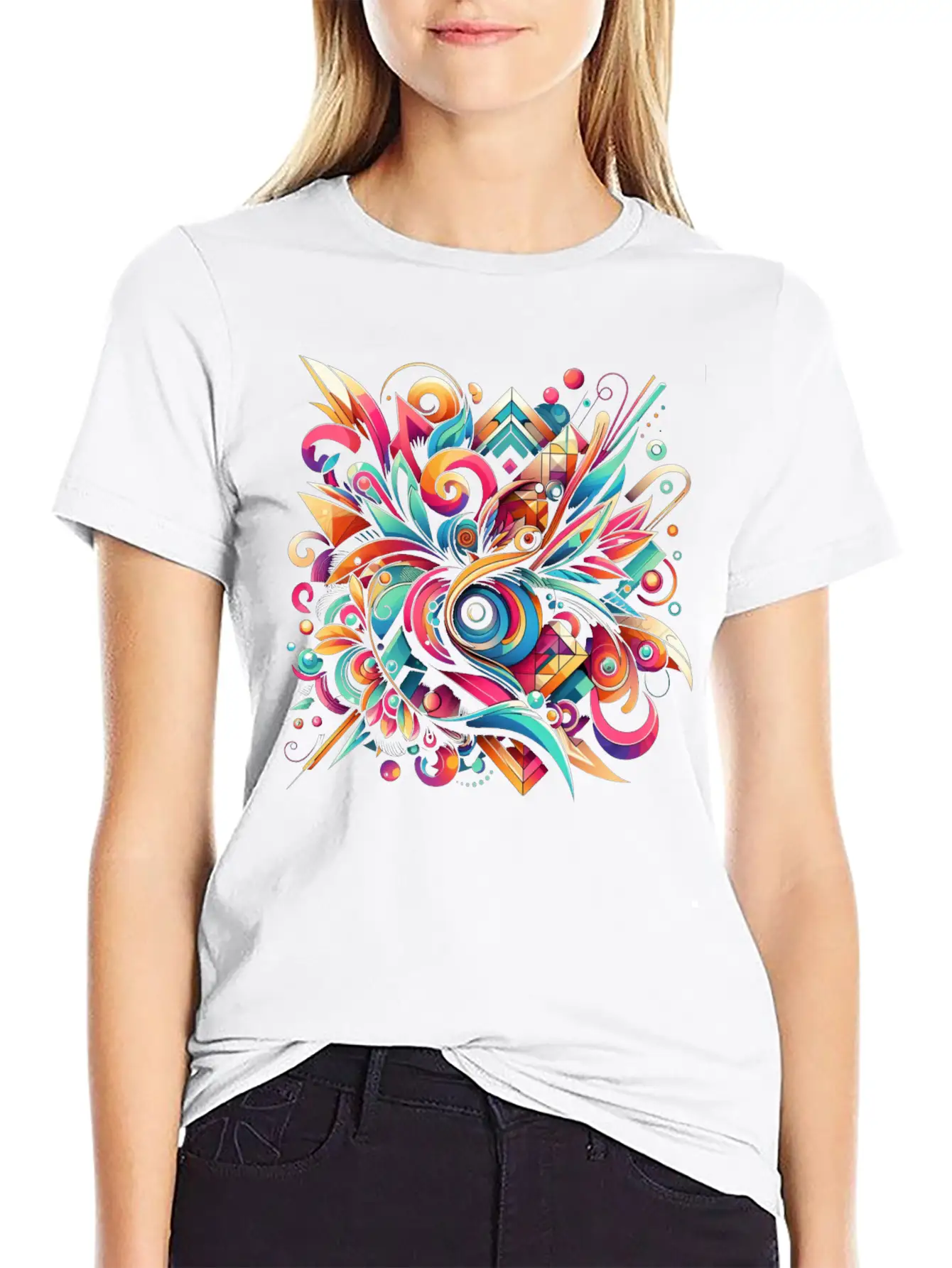 Harmony Of Colors Unisex Casual T-Shirt – Clean Design For Daily Comfort