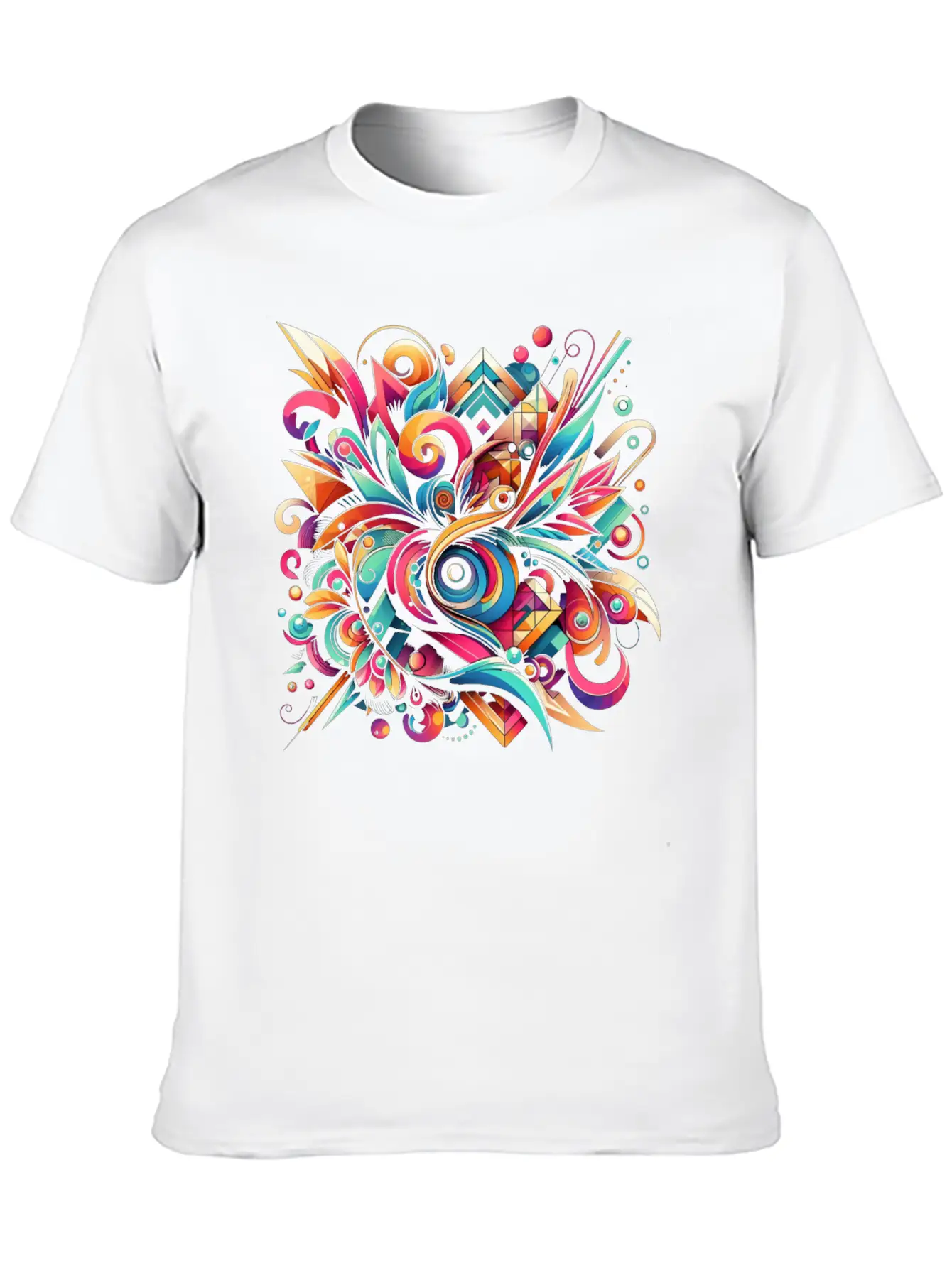 Harmony Of Colors Unisex Casual T-Shirt – Clean Design For Daily Comfort