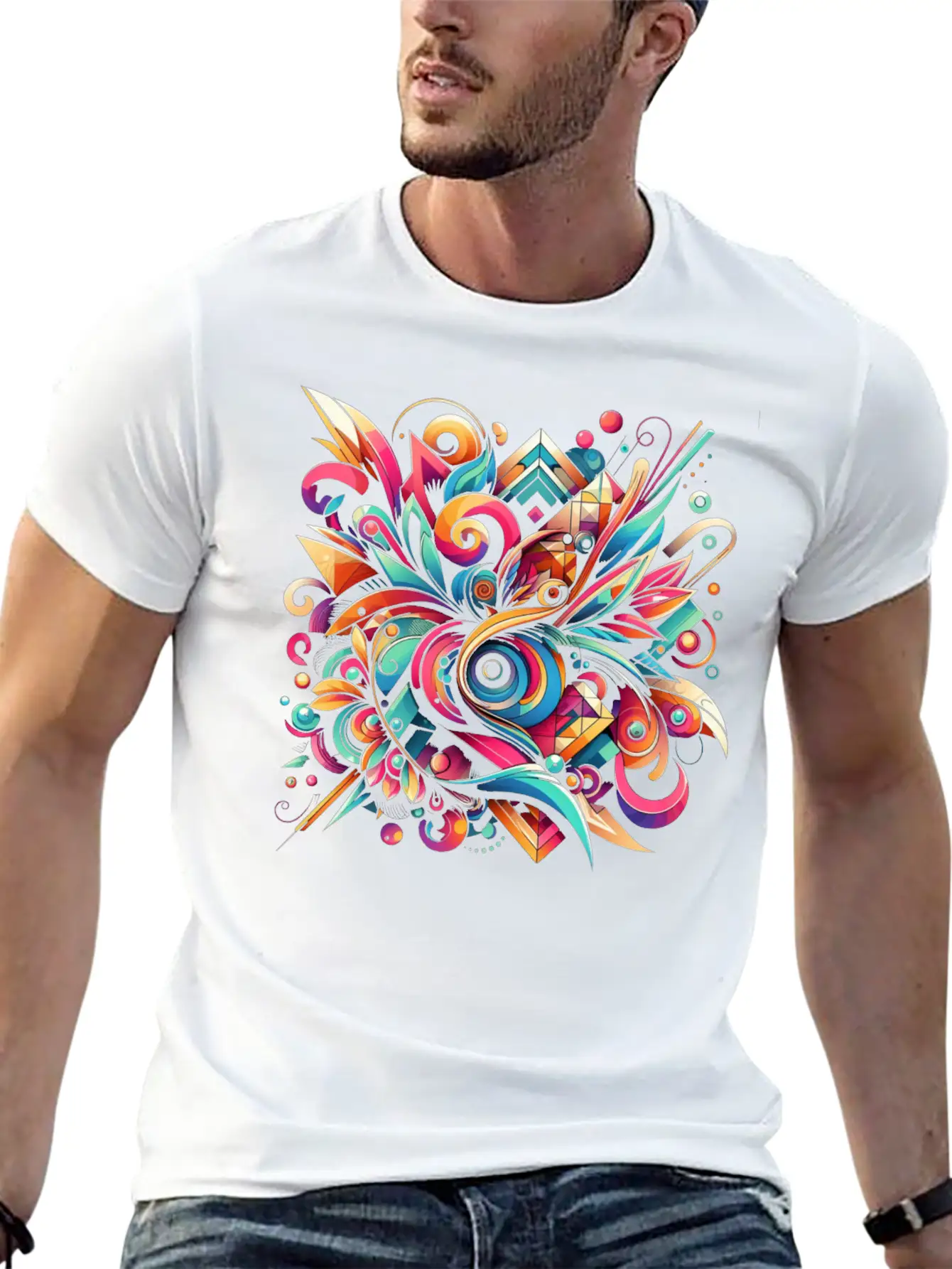 Harmony Of Colors Unisex Casual T-Shirt – Clean Design For Daily Comfort