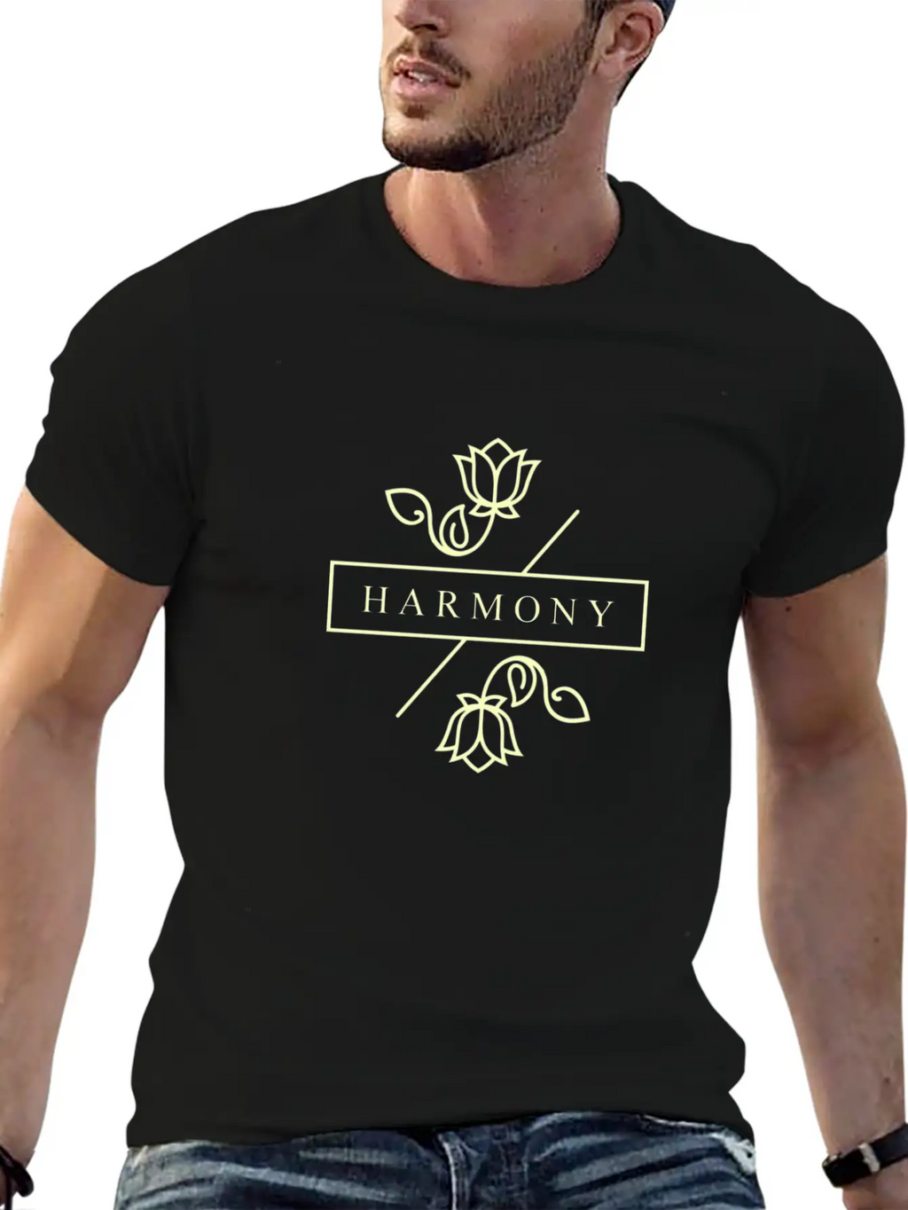 Harmony Unisex Casual T-Shirt – Clean Design For Daily Comfort