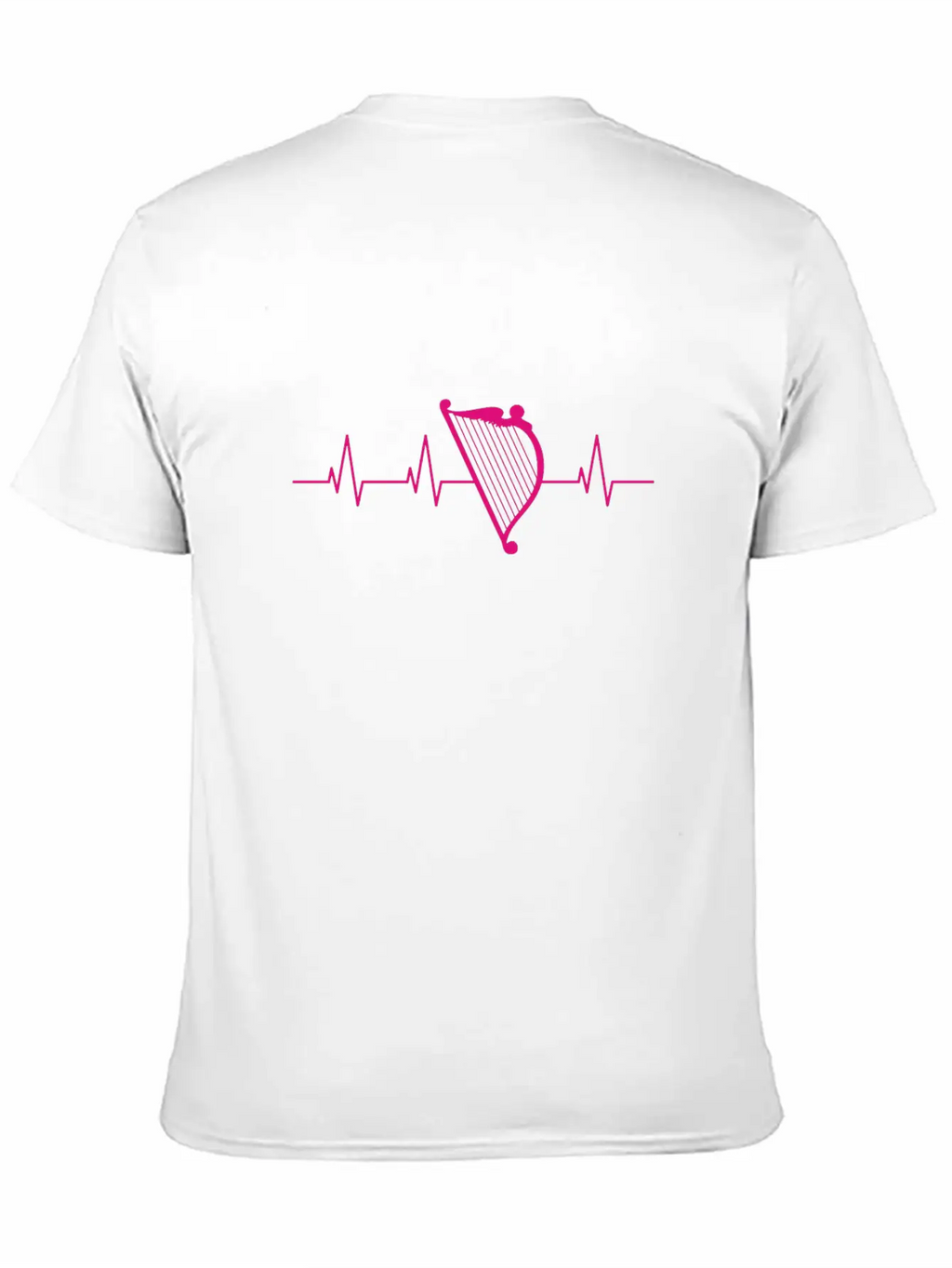 Harpist Heartbeat Basic Graphic T-Shirt – Daily Comfort In Soft Cotton