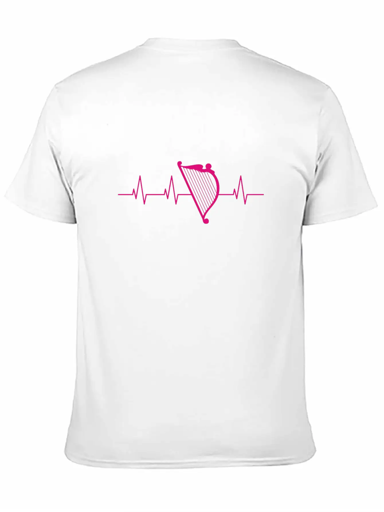 Harpist Heartbeat Basic Graphic T-Shirt – Daily Comfort In Soft Cotton