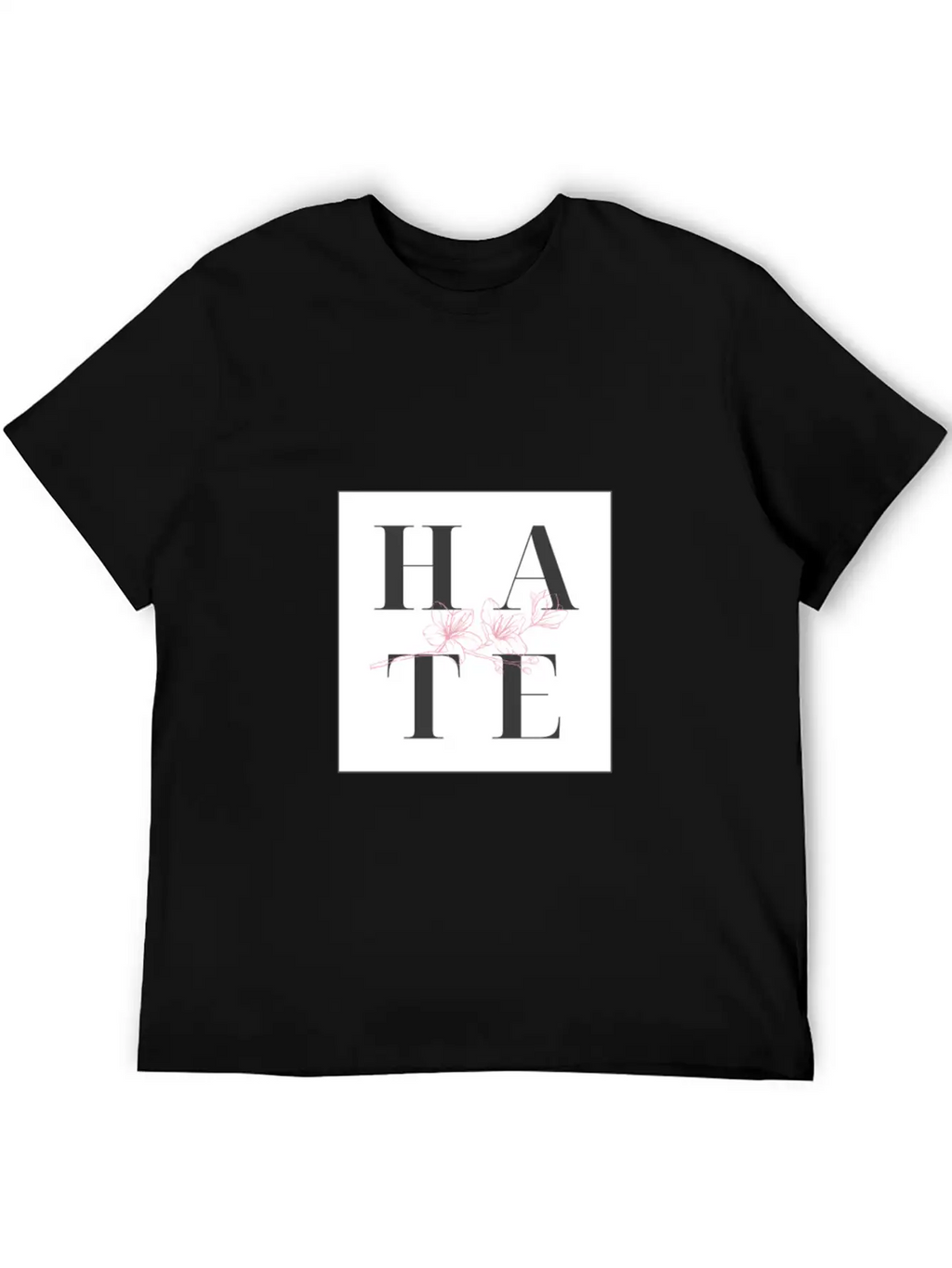 Hate Unisex Casual T-Shirt – Clean Design For Daily Comfort