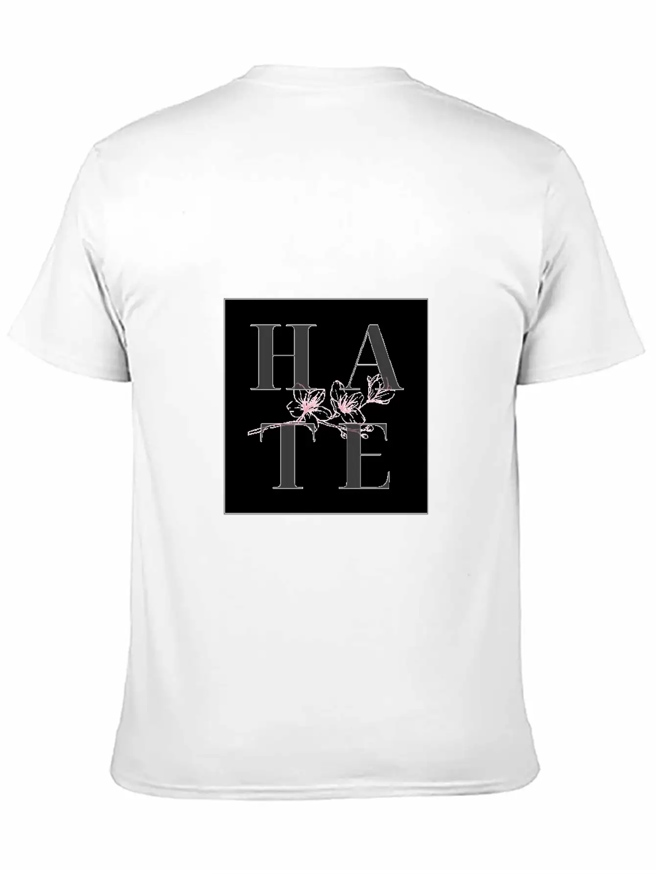 Hate Unisex Casual T-Shirt – Clean Design For Daily Comfort