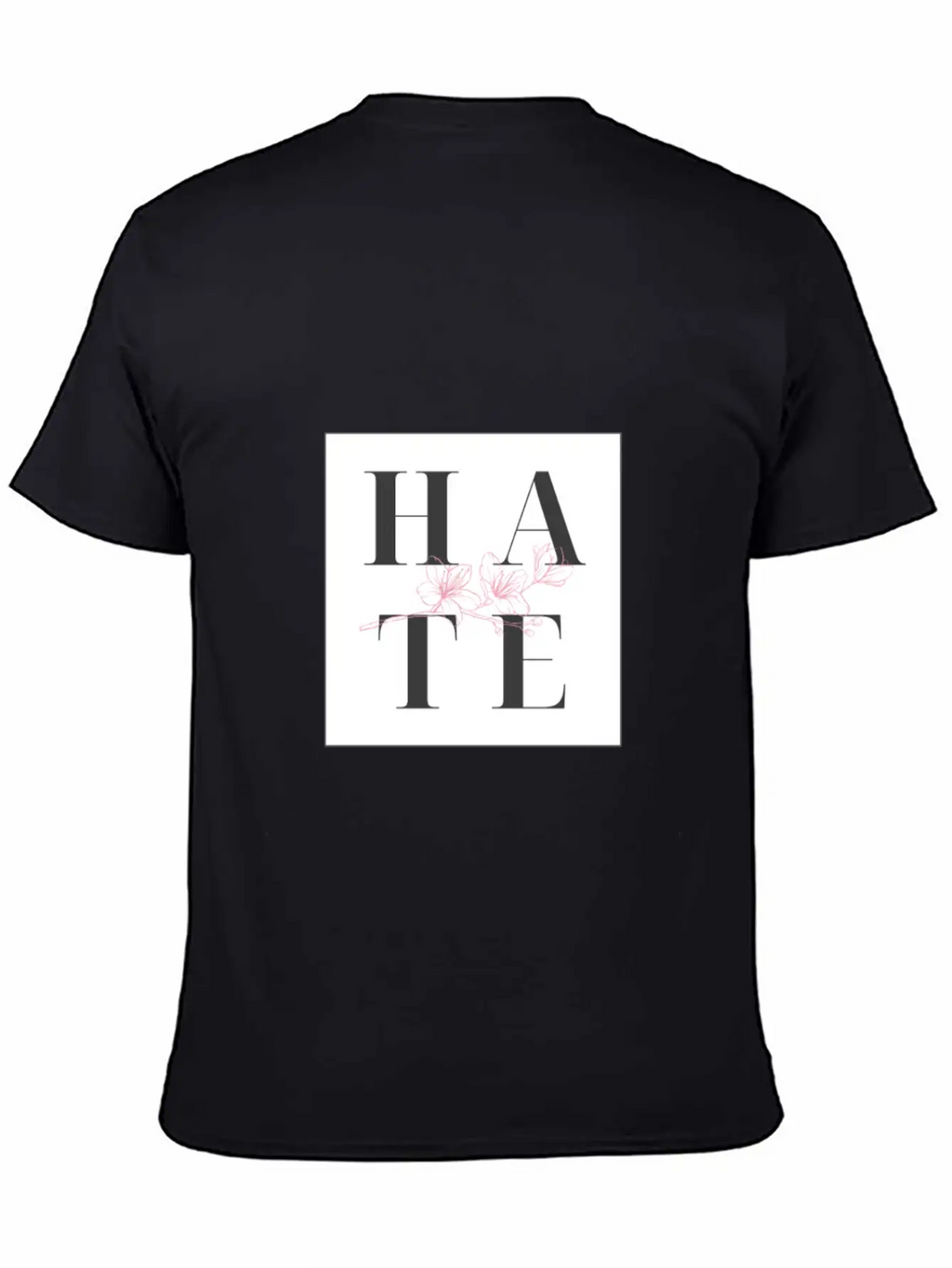 Hate Unisex Casual T-Shirt – Clean Design For Daily Comfort