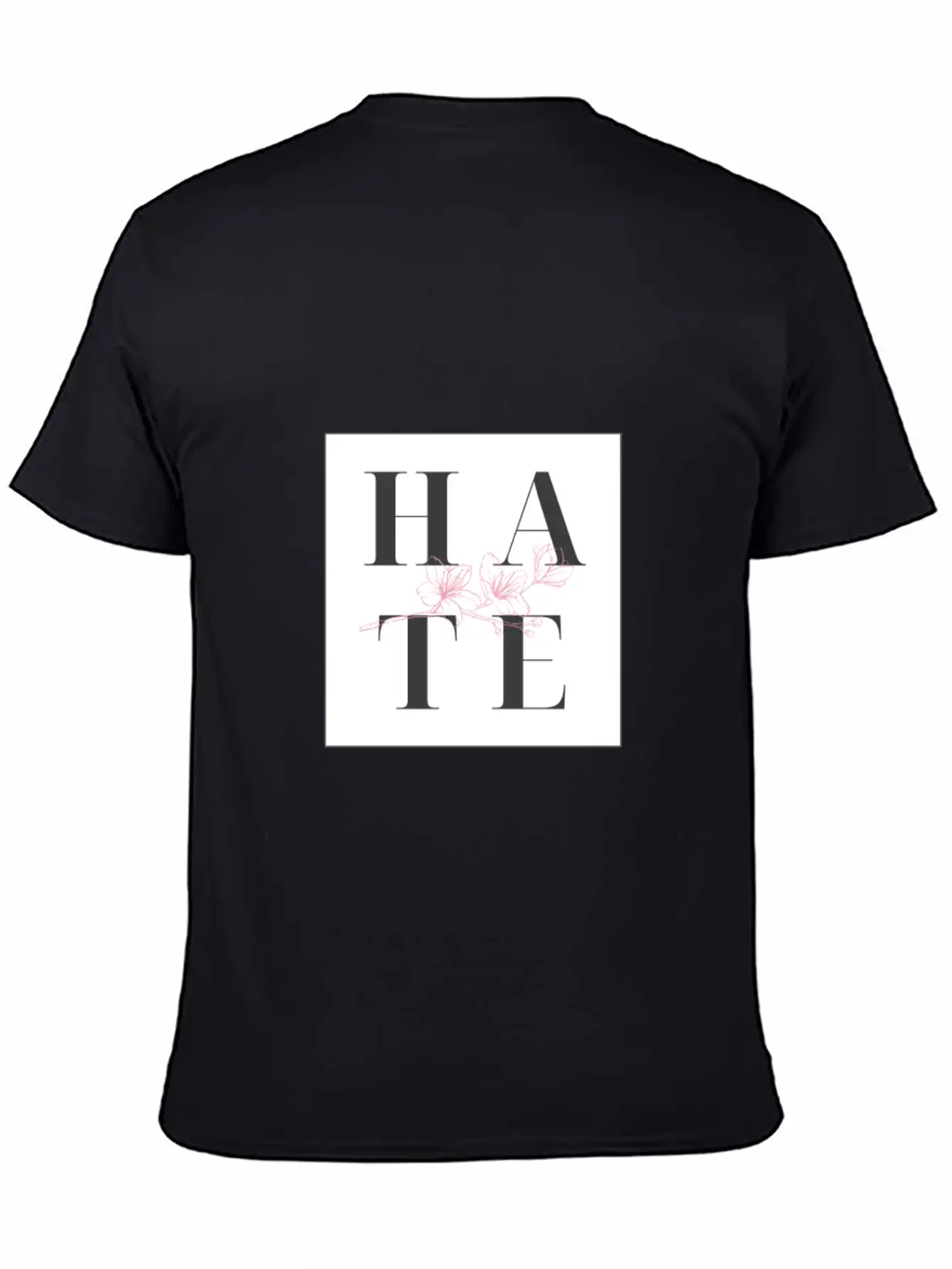 Hate Unisex Casual T-Shirt – Clean Design For Daily Comfort