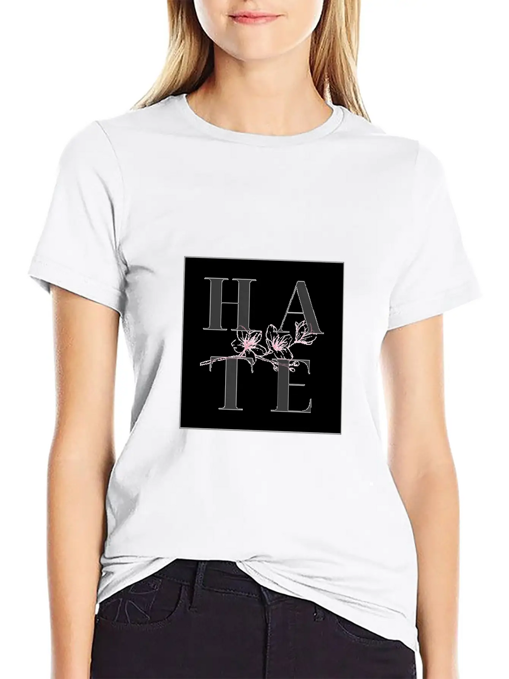 Hate Unisex Casual T-Shirt – Clean Design For Daily Comfort