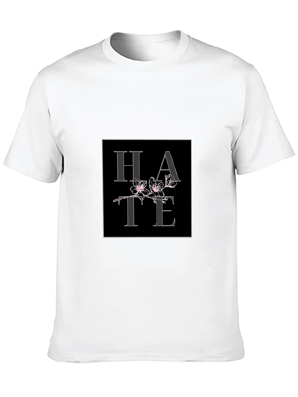 Hate Unisex Casual T-Shirt – Clean Design For Daily Comfort