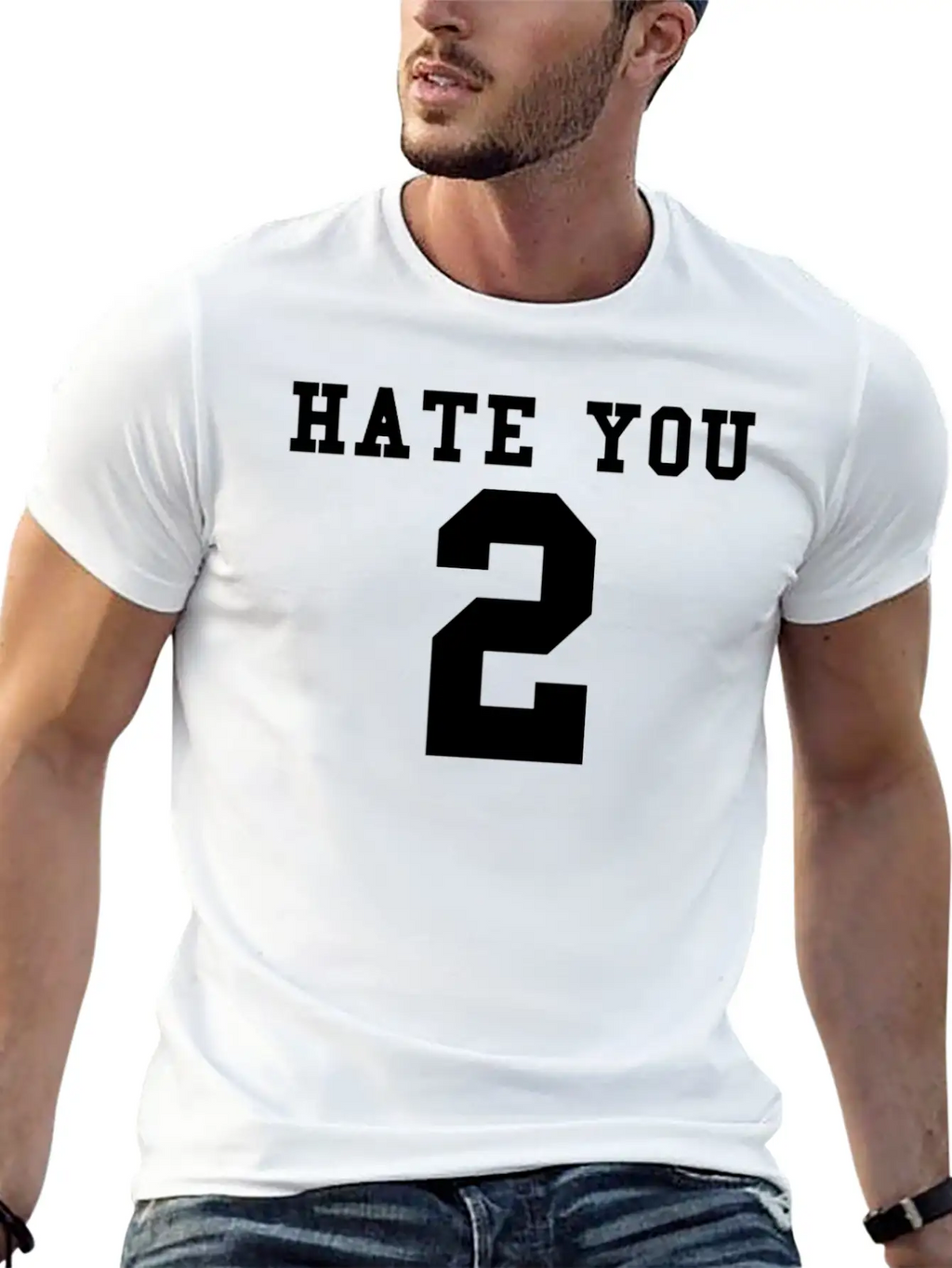 Hate You 2 Classic Cotton Tee – Unisex Comfort For Any Season