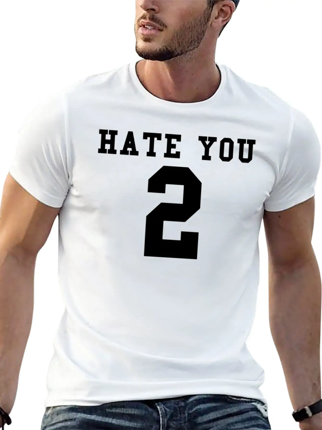 Hate You 2 Classic Cotton Tee – Unisex Comfort For Any Season