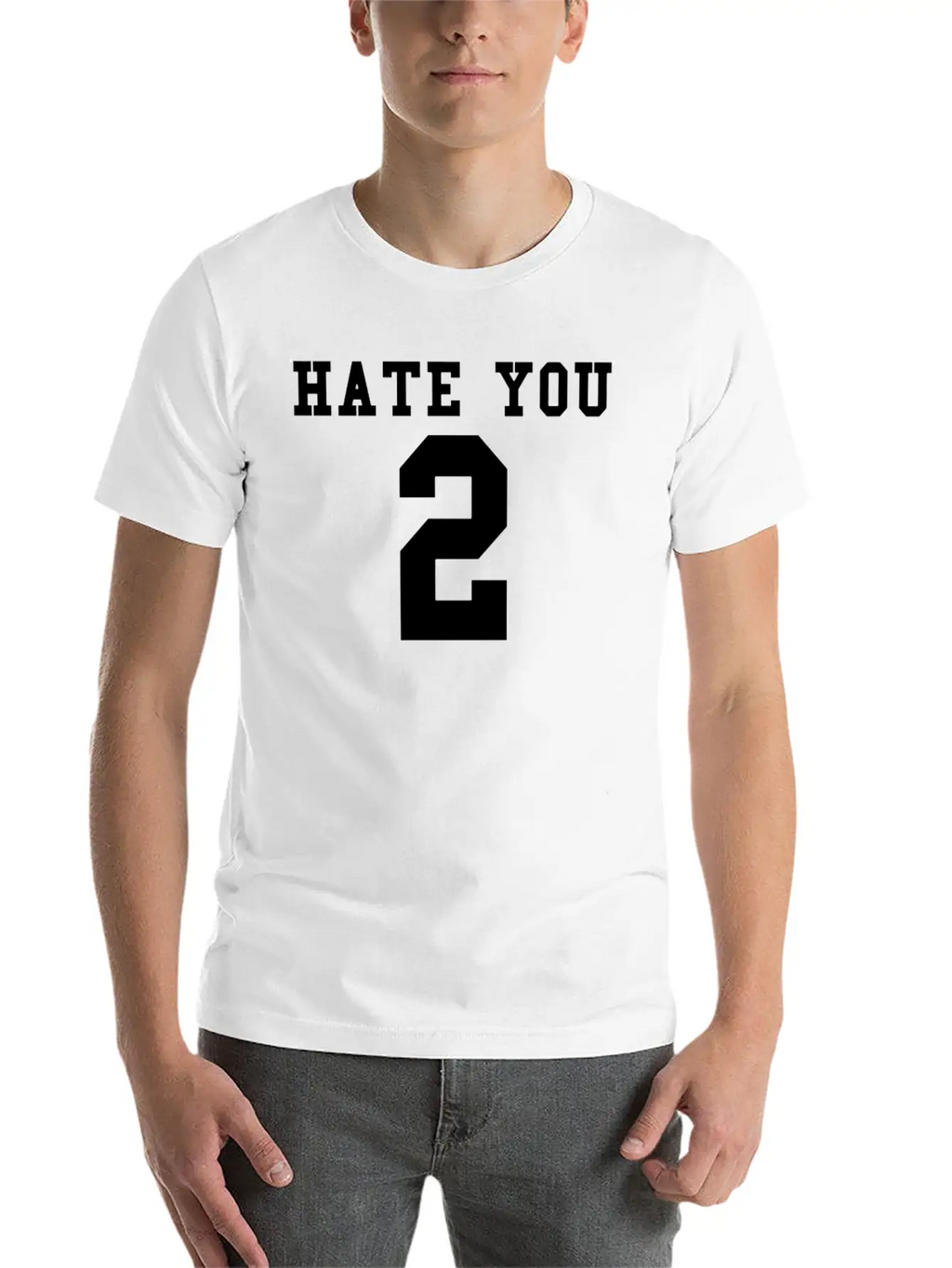 Hate You 2 Classic Cotton Tee – Unisex Comfort For Any Season