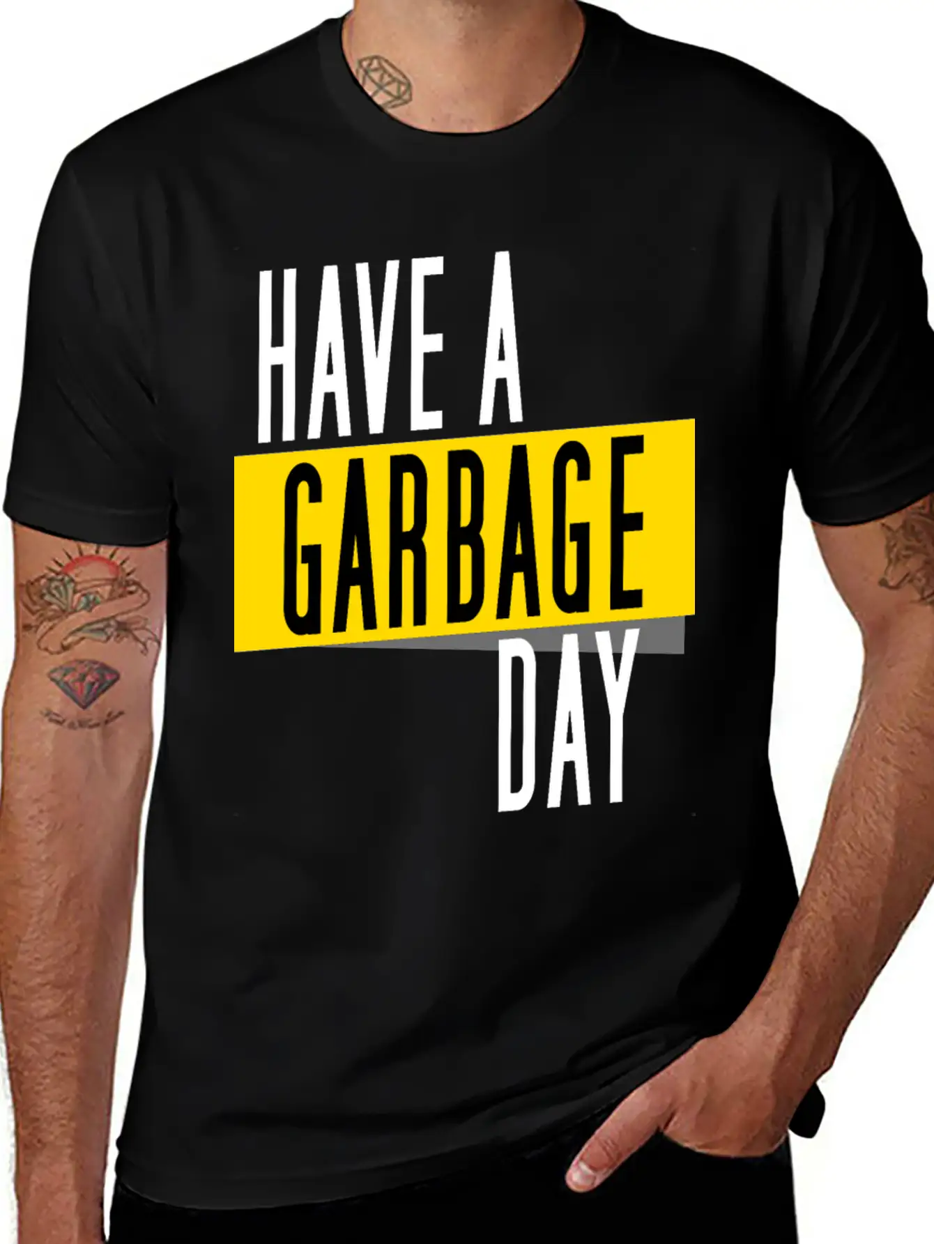 Have A Garbage Day Truck Breathable Soft Cotton T-Shirt – Timeless Casual Look