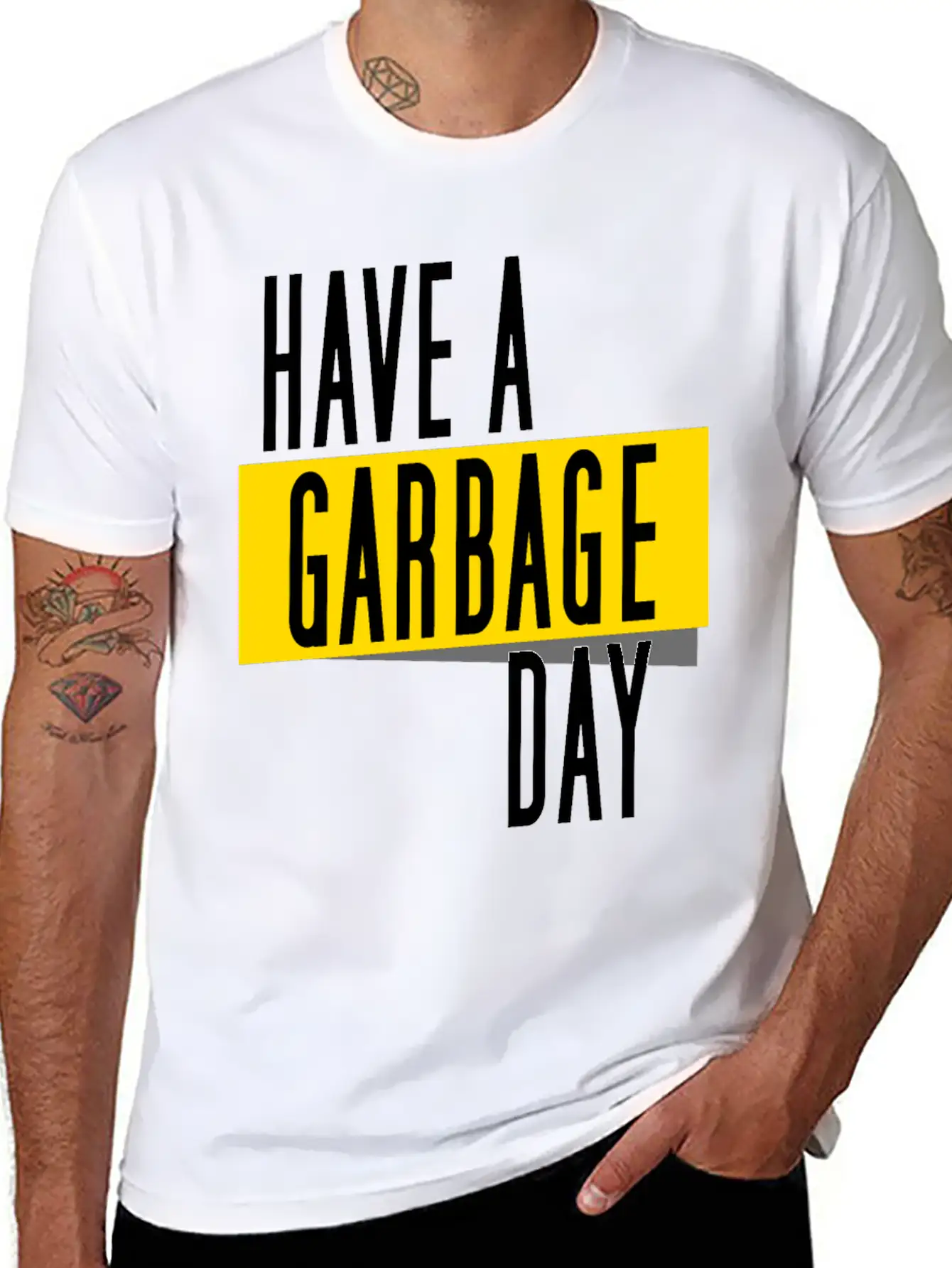 Have A Garbage Day Truck Breathable Soft Cotton T-Shirt – Timeless Casual Look