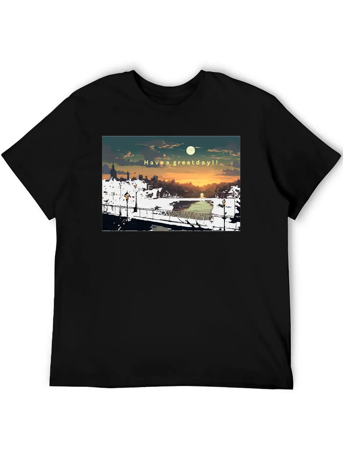 Have A Great Day Ahead! Timeless Short Sleeve Tee – Comfy And Minimalist Design