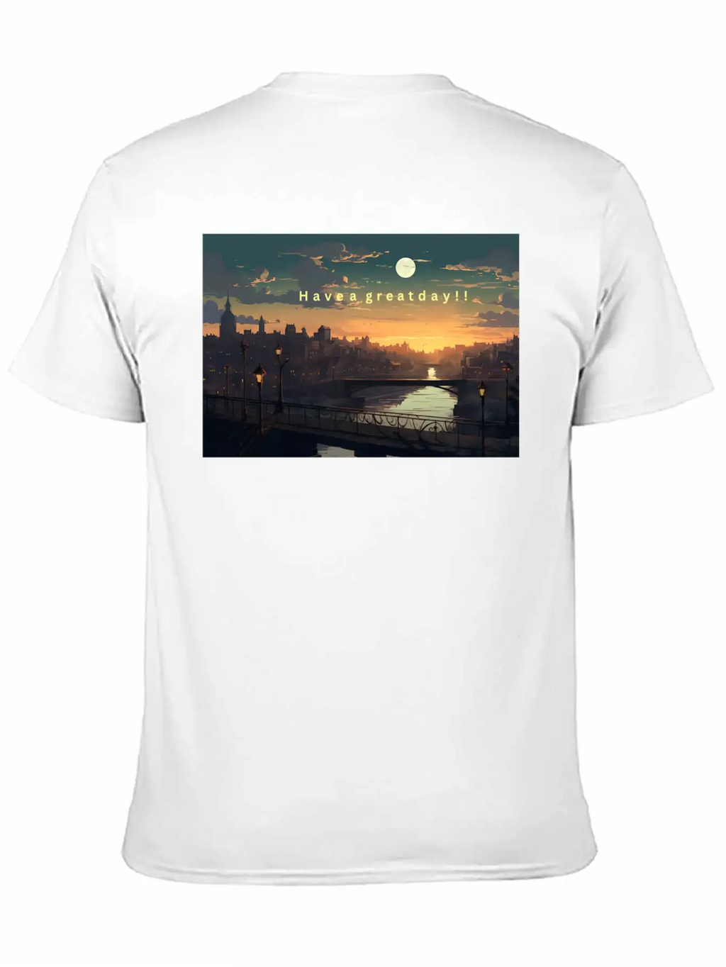Have A Great Day Ahead! Timeless Short Sleeve Tee – Comfy And Minimalist Design