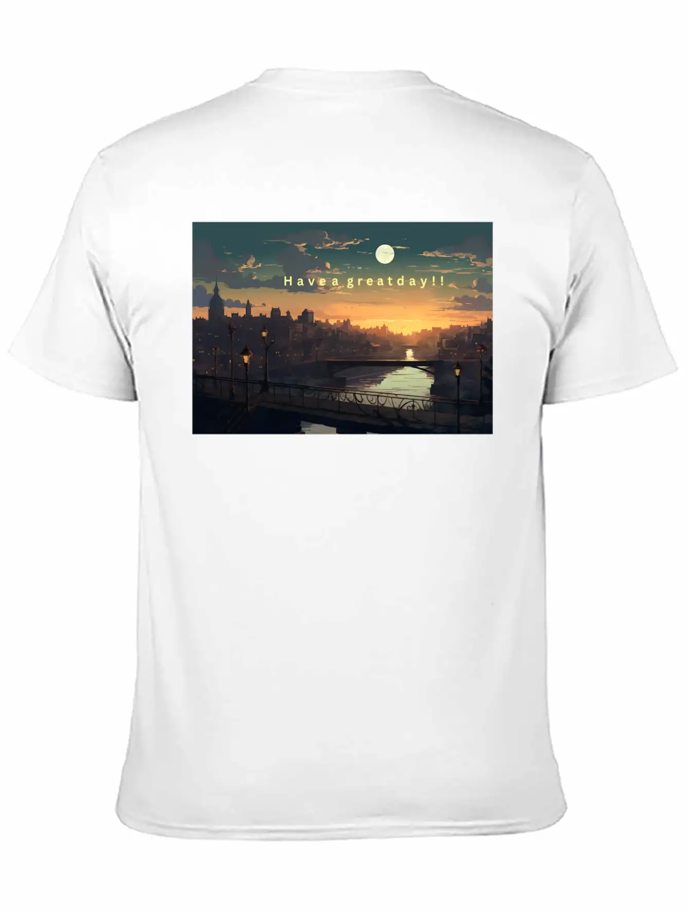 Have A Great Day Ahead! Timeless Short Sleeve Tee – Comfy And Minimalist Design