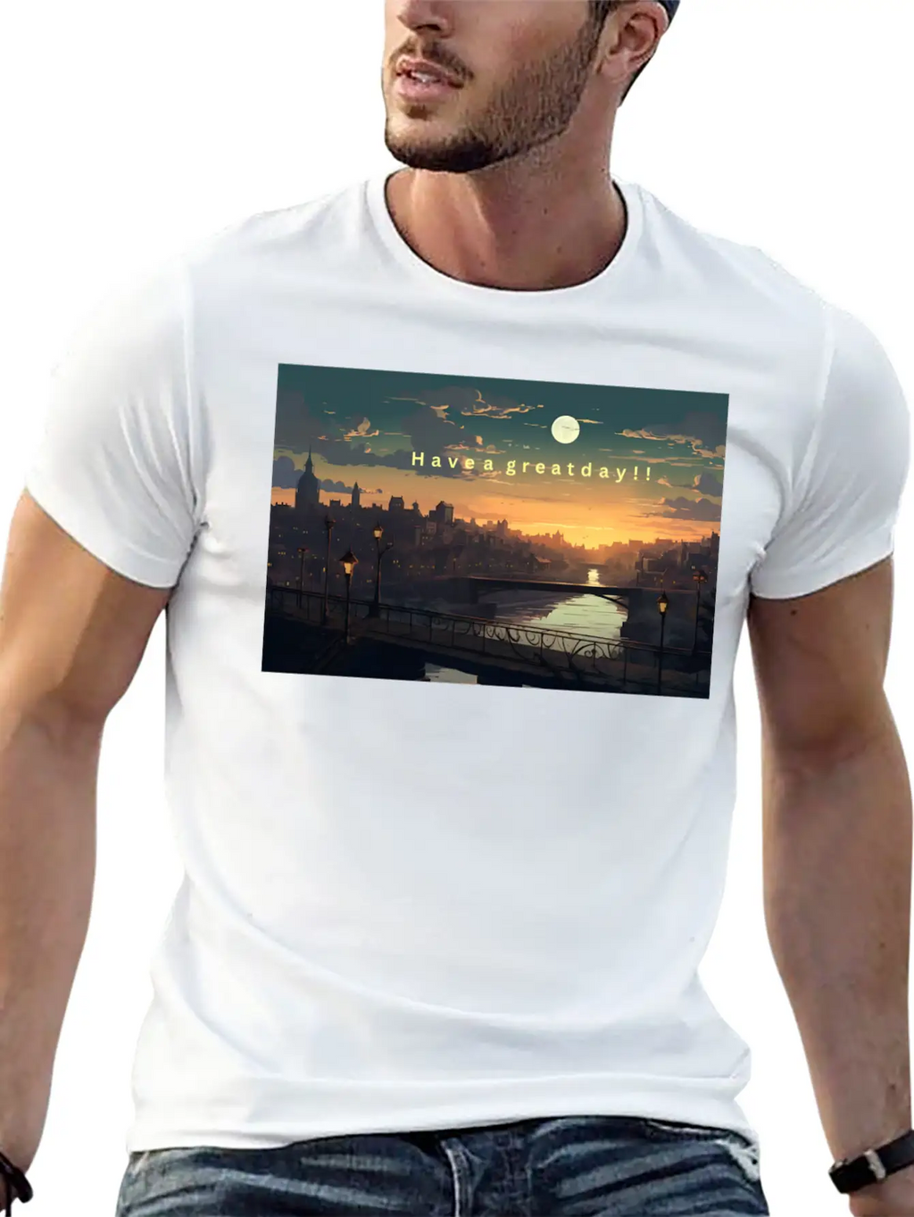 Have A Great Day Ahead! Timeless Short Sleeve Tee – Comfy And Minimalist Design