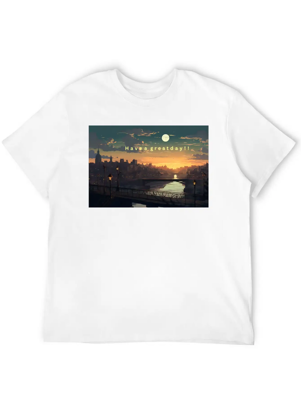 Have A Great Day Ahead! Timeless Short Sleeve Tee – Comfy And Minimalist Design