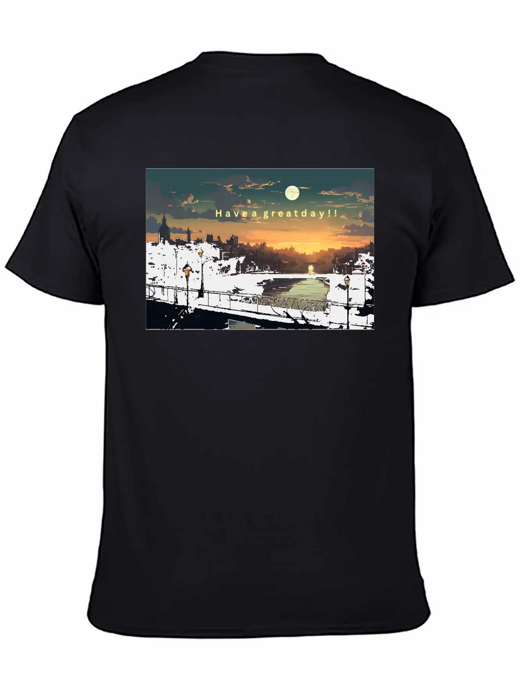 Have A Great Day Ahead! Timeless Short Sleeve Tee – Comfy And Minimalist Design
