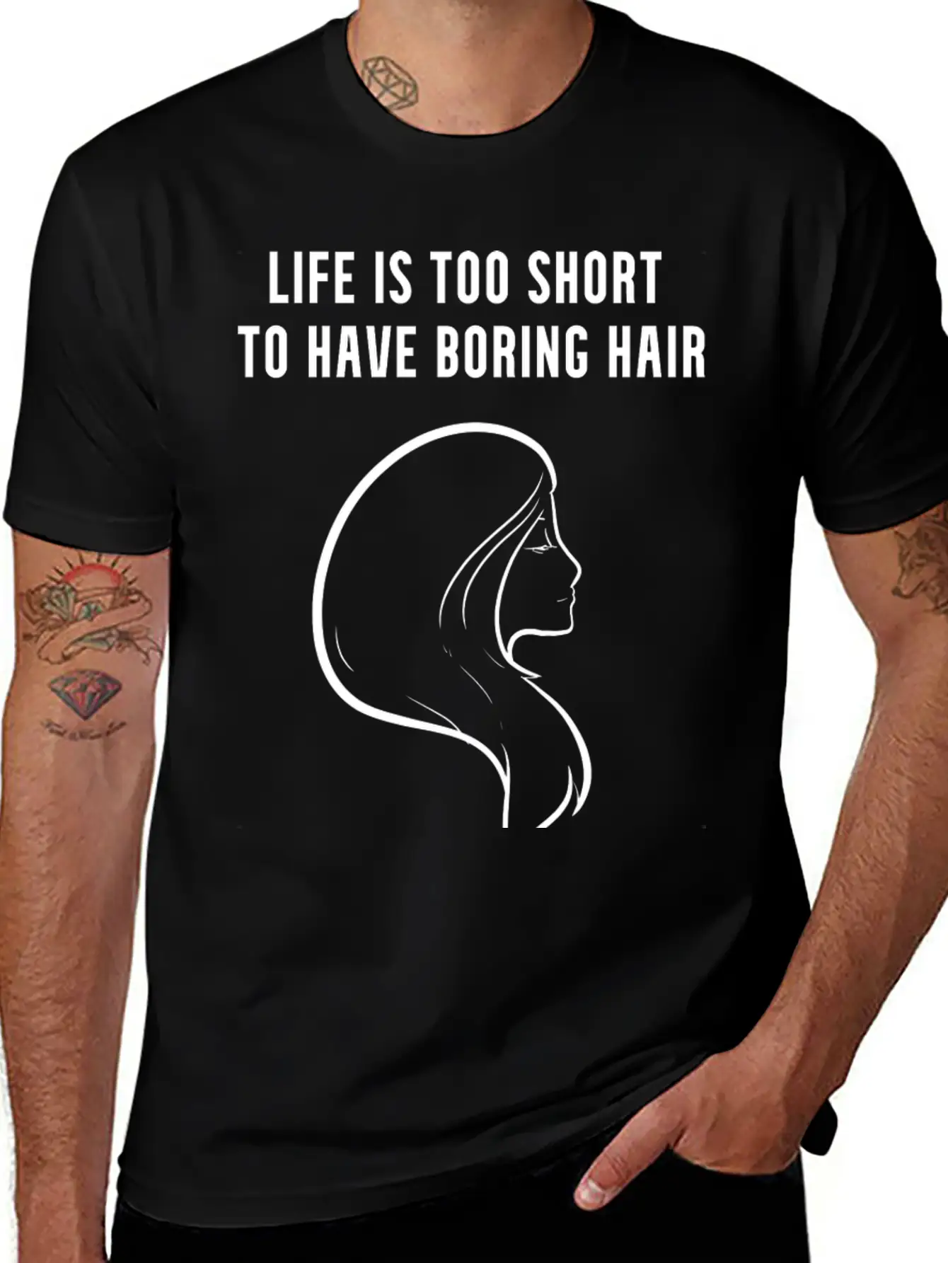 Have Boring Hair Blonde Girl Gift Classic Cotton Tee – Unisex Comfort For Any Season