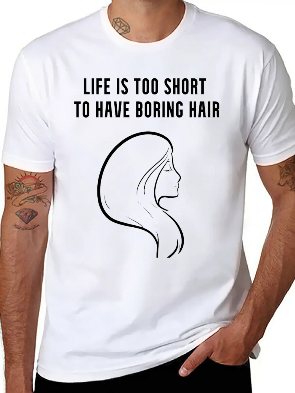 Have Boring Hair Blonde Girl Gift Classic Cotton Tee – Unisex Comfort For Any Season