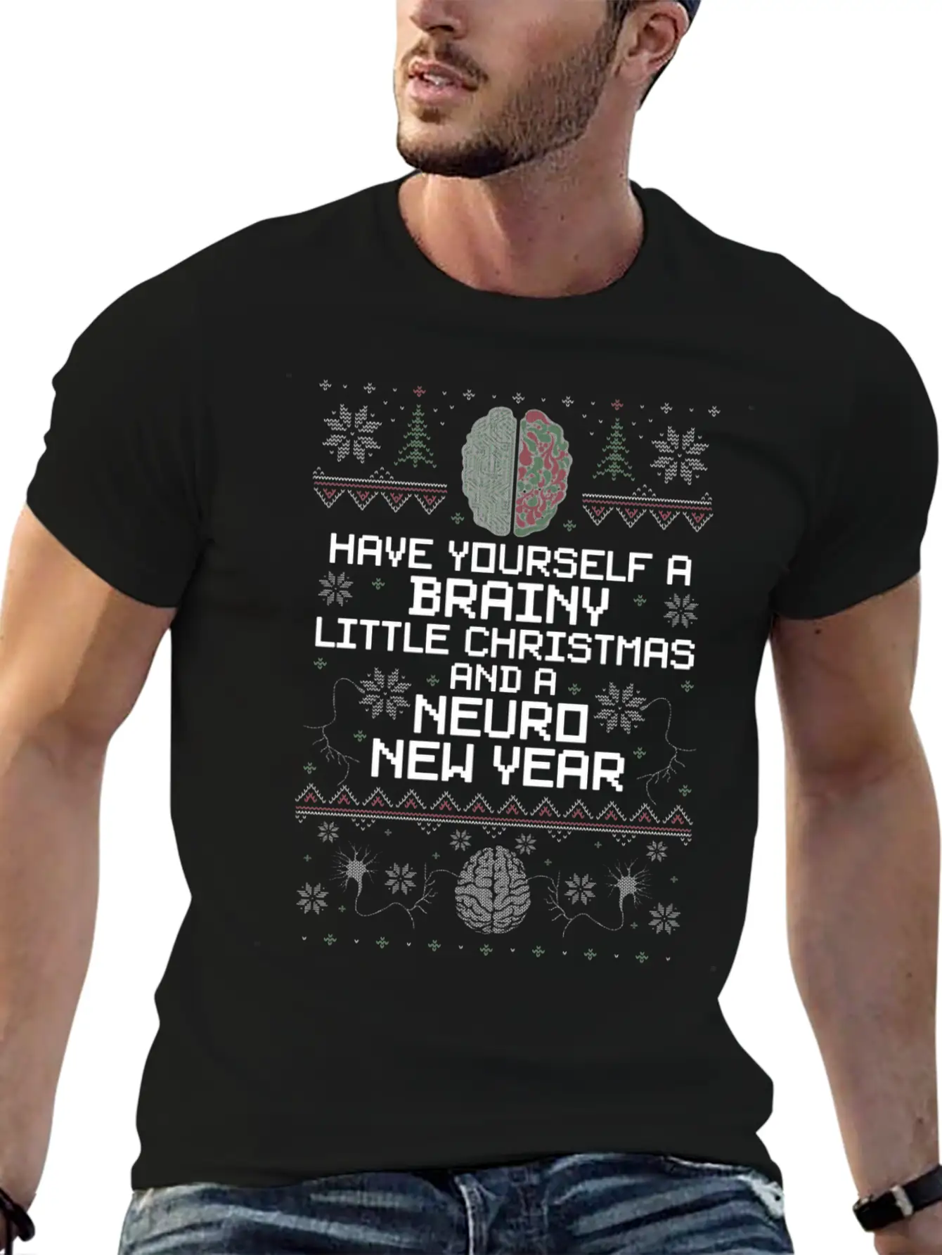 Have Yourself A Brainy And A Essential Cotton Tee For Daily Outfits – Unisex Style