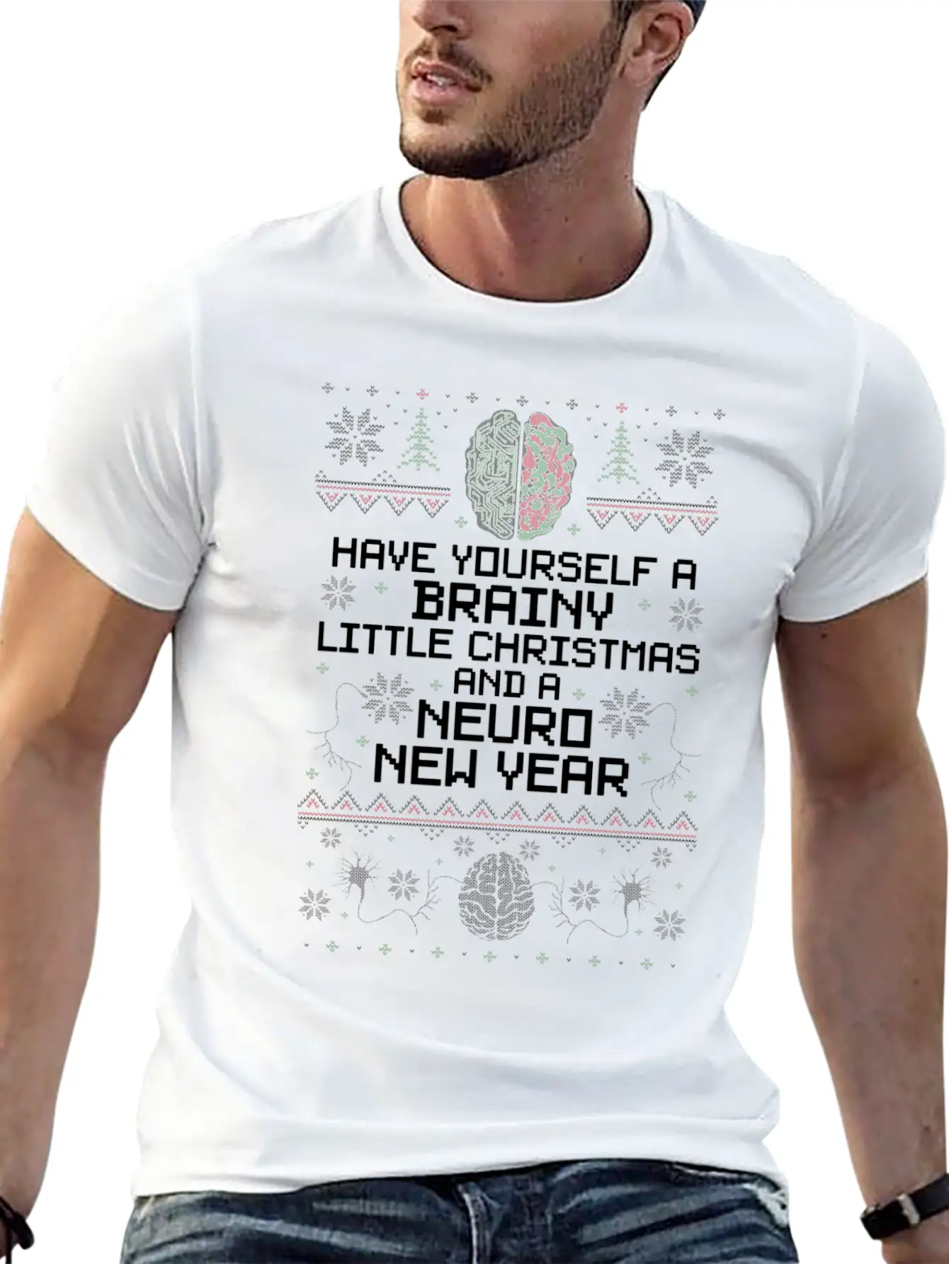 Have Yourself A Brainy And A Essential Cotton Tee For Daily Outfits – Unisex Style