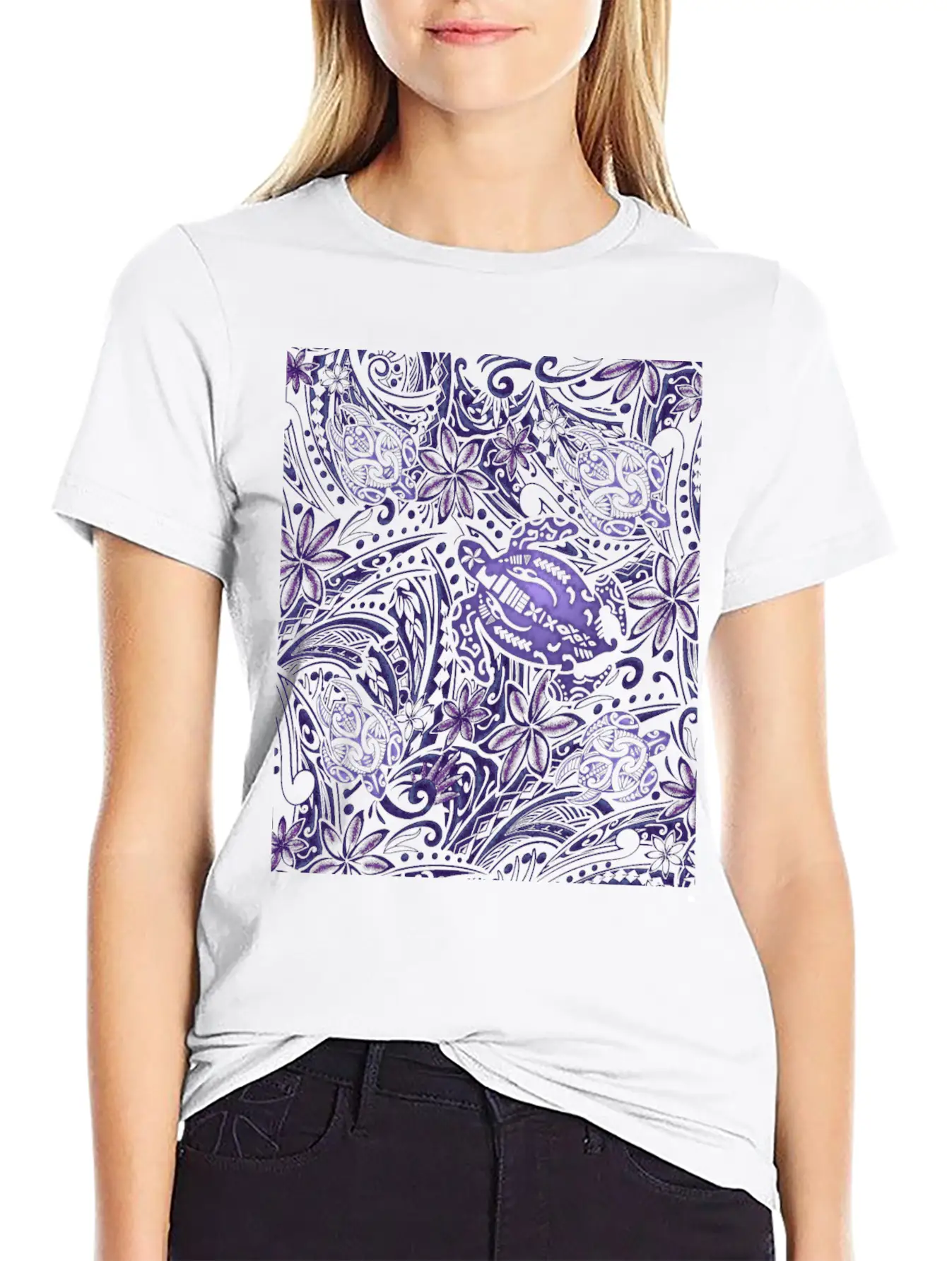 Hawaiian Honu - Turtle Collage 4422 Timeless Short Sleeve Tee – Comfy And Minimalist Design