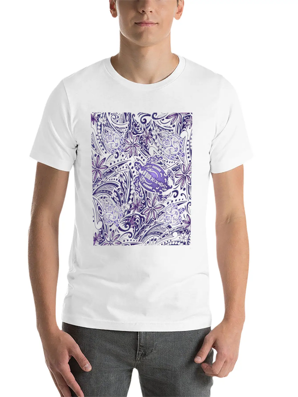 Hawaiian Honu - Turtle Collage 4422 Timeless Short Sleeve Tee – Comfy And Minimalist Design