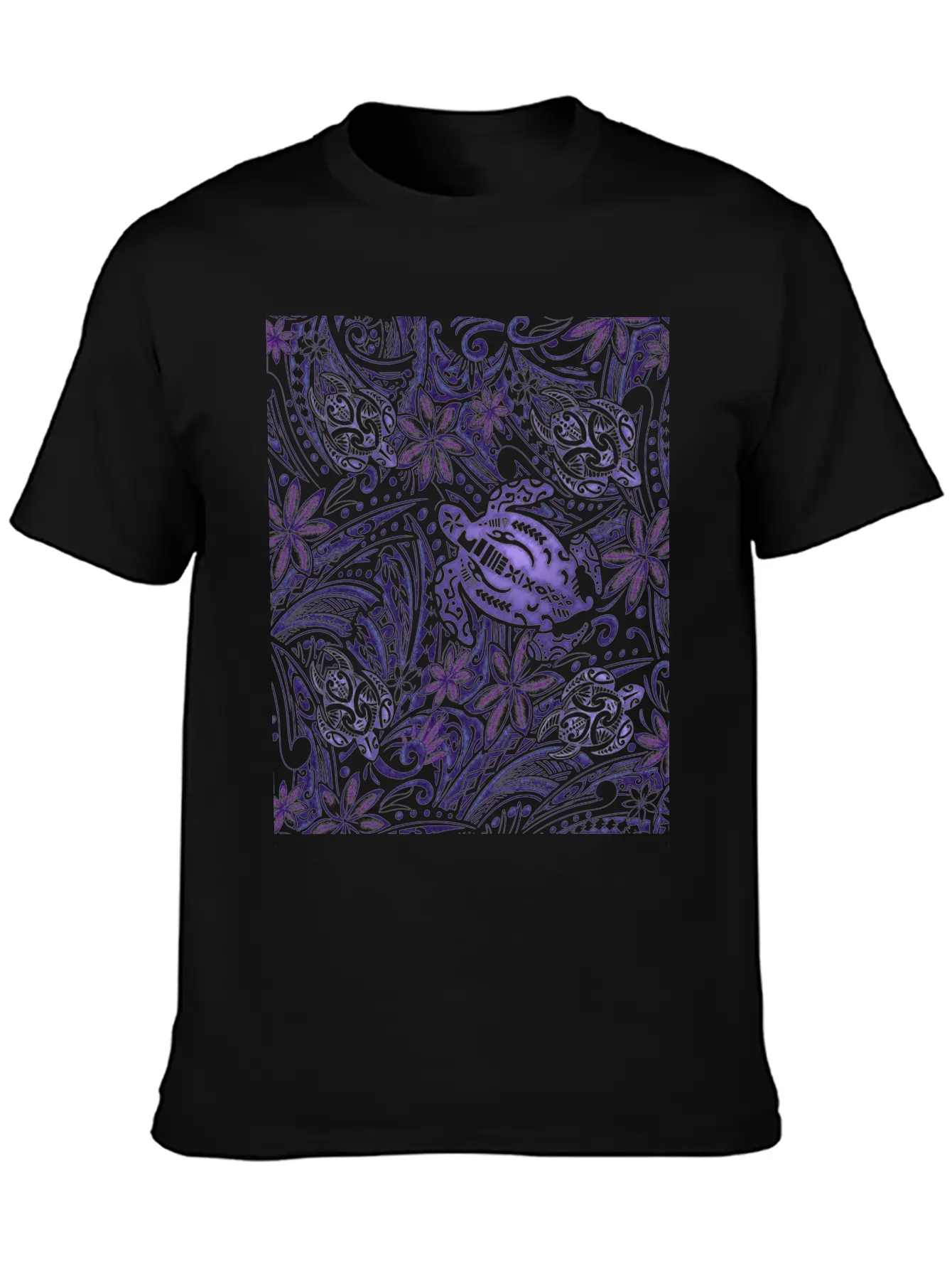 Hawaiian Honu - Turtle Collage 4422 Timeless Short Sleeve Tee – Comfy And Minimalist Design