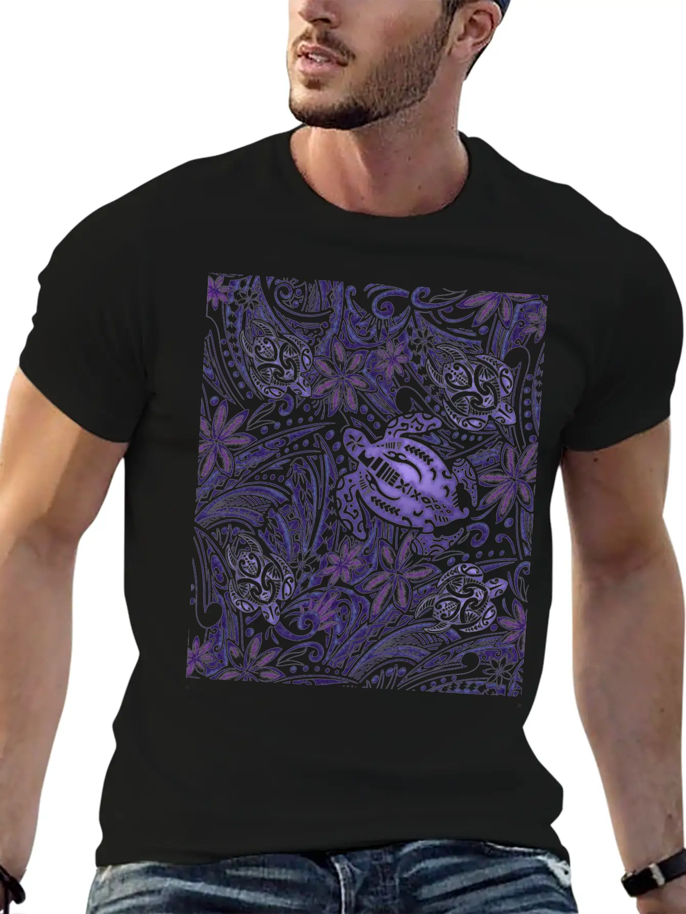 Hawaiian Honu - Turtle Collage 4422 Timeless Short Sleeve Tee – Comfy And Minimalist Design