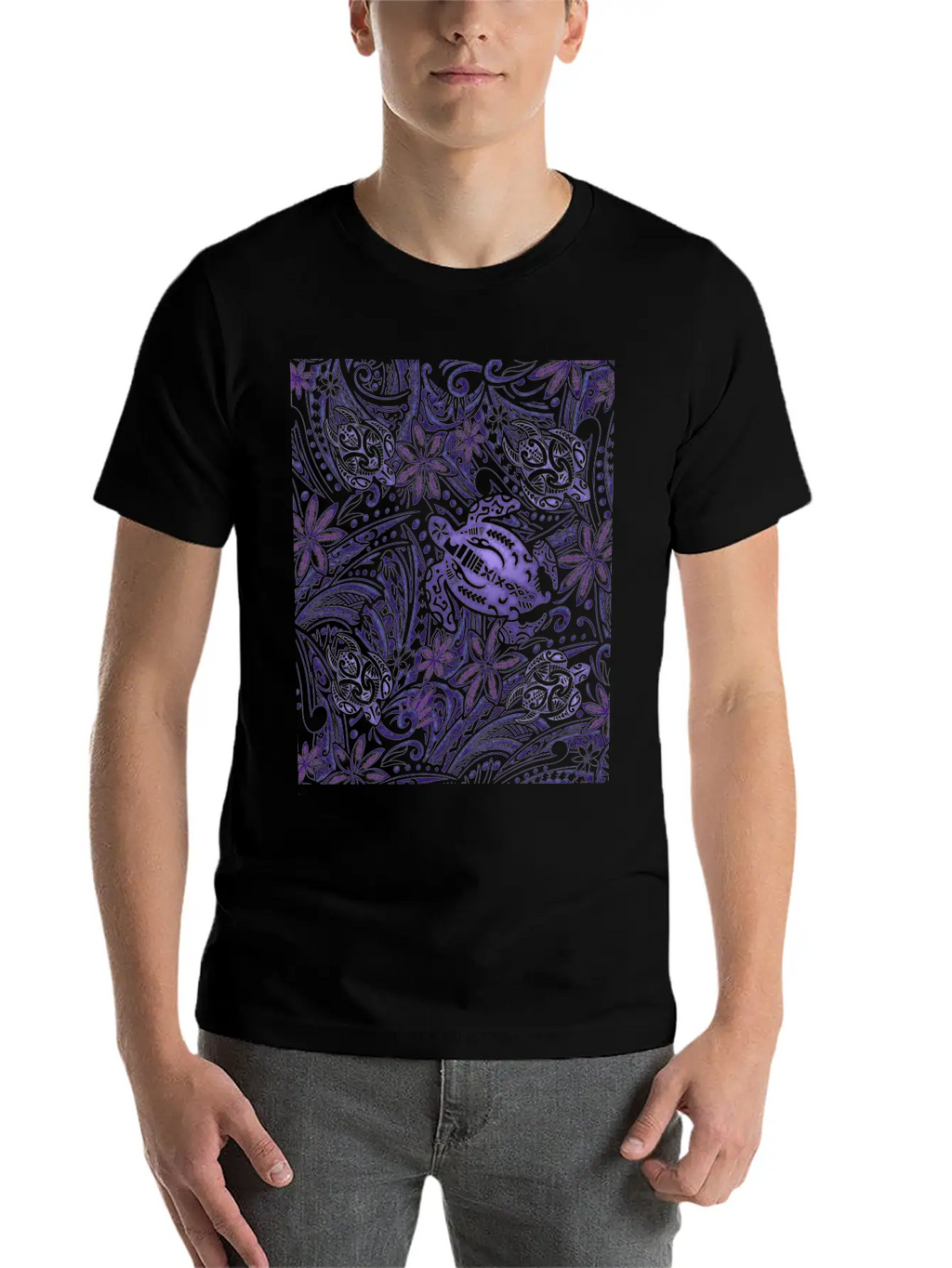 Hawaiian Honu - Turtle Collage 4422 Timeless Short Sleeve Tee – Comfy And Minimalist Design