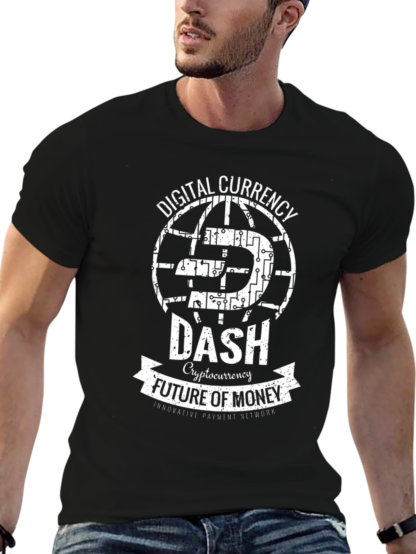 DASH Digital Currency Graphic T-Shirt