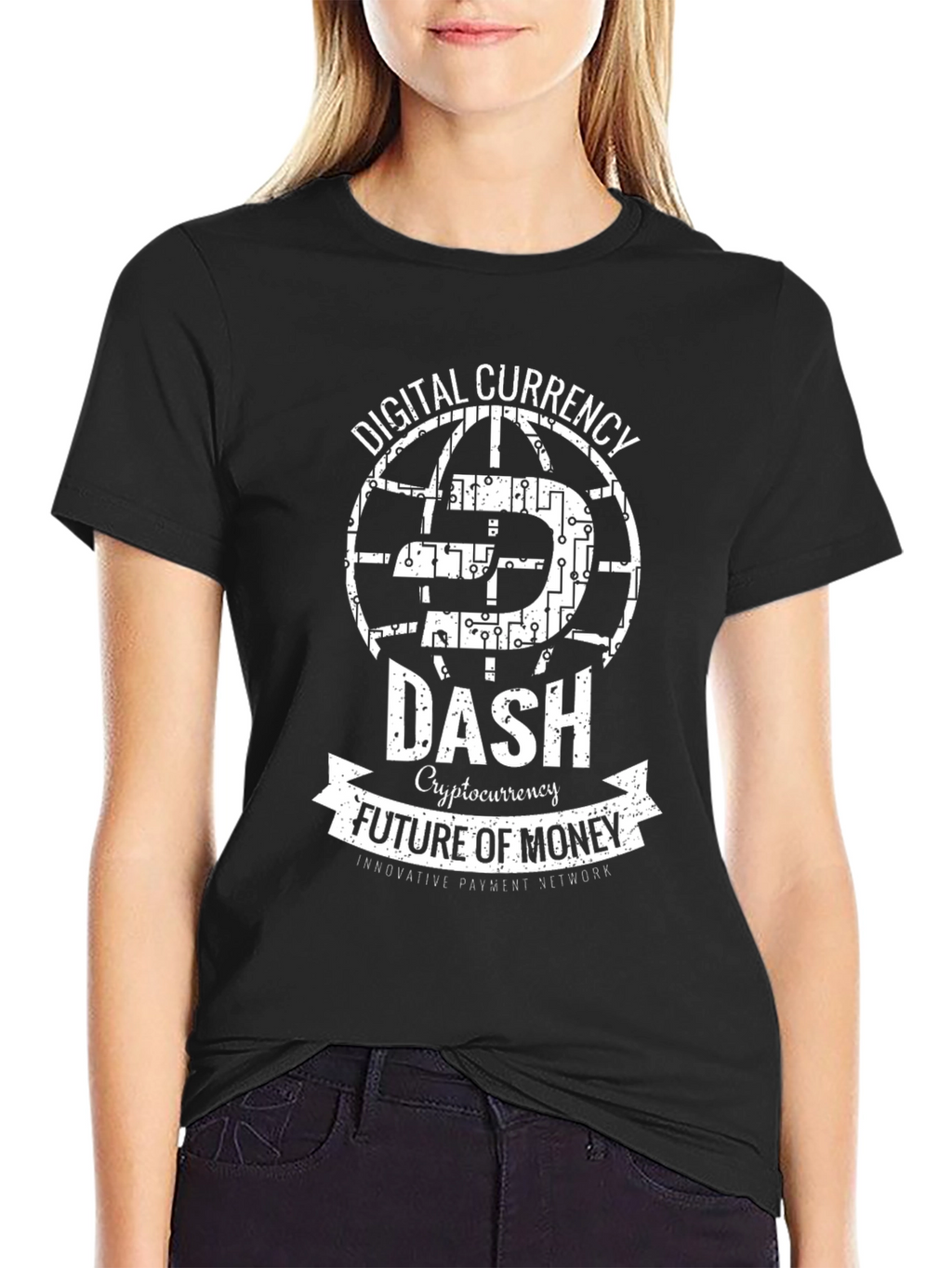 DASH Digital Currency Graphic T-Shirt