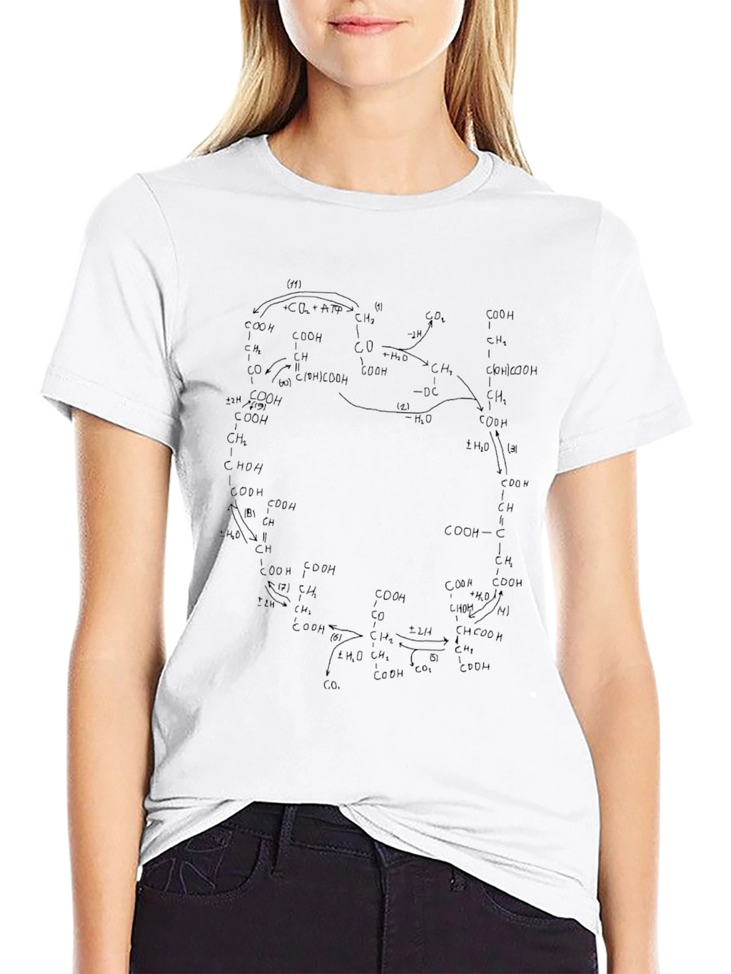 Citric Acid Cycle Graphic Tee - Black