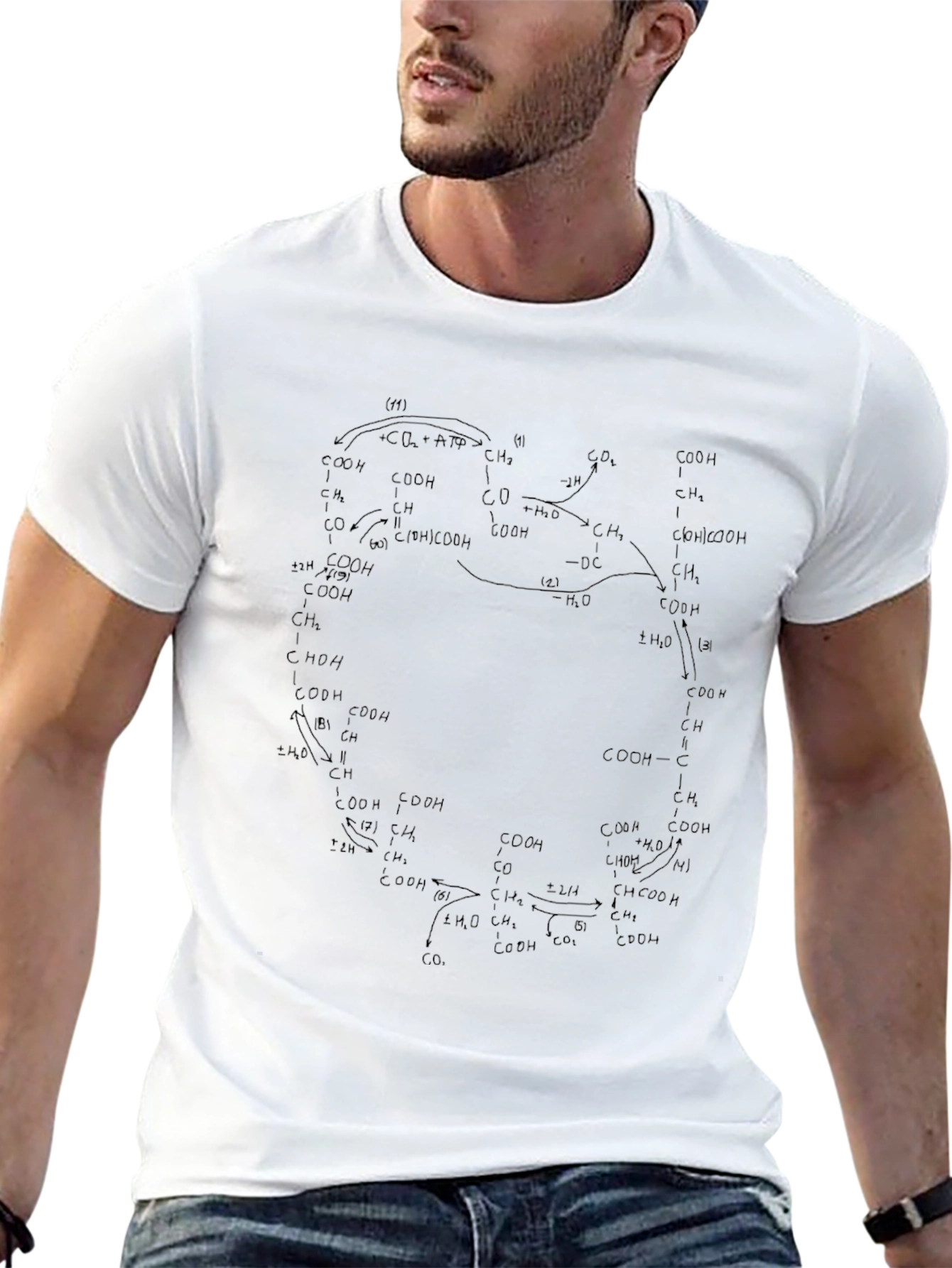 Citric Acid Cycle Graphic Tee - Black