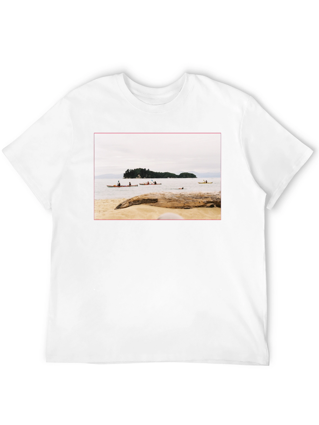 Beach Kayak Graphic T-Shirt