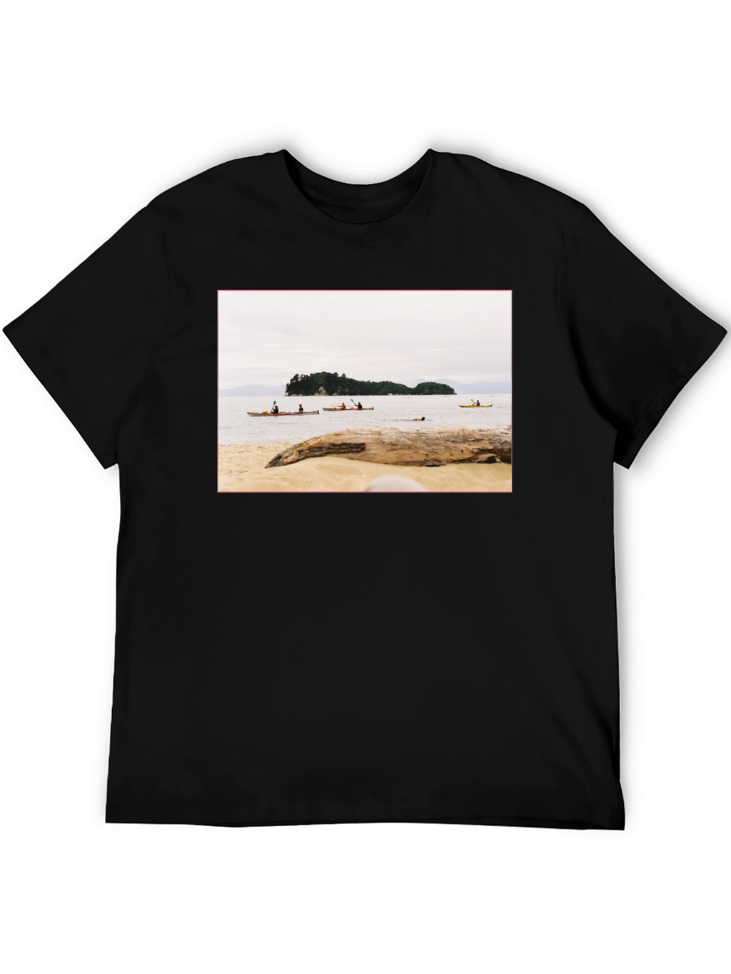 Beach Kayak Graphic T-Shirt