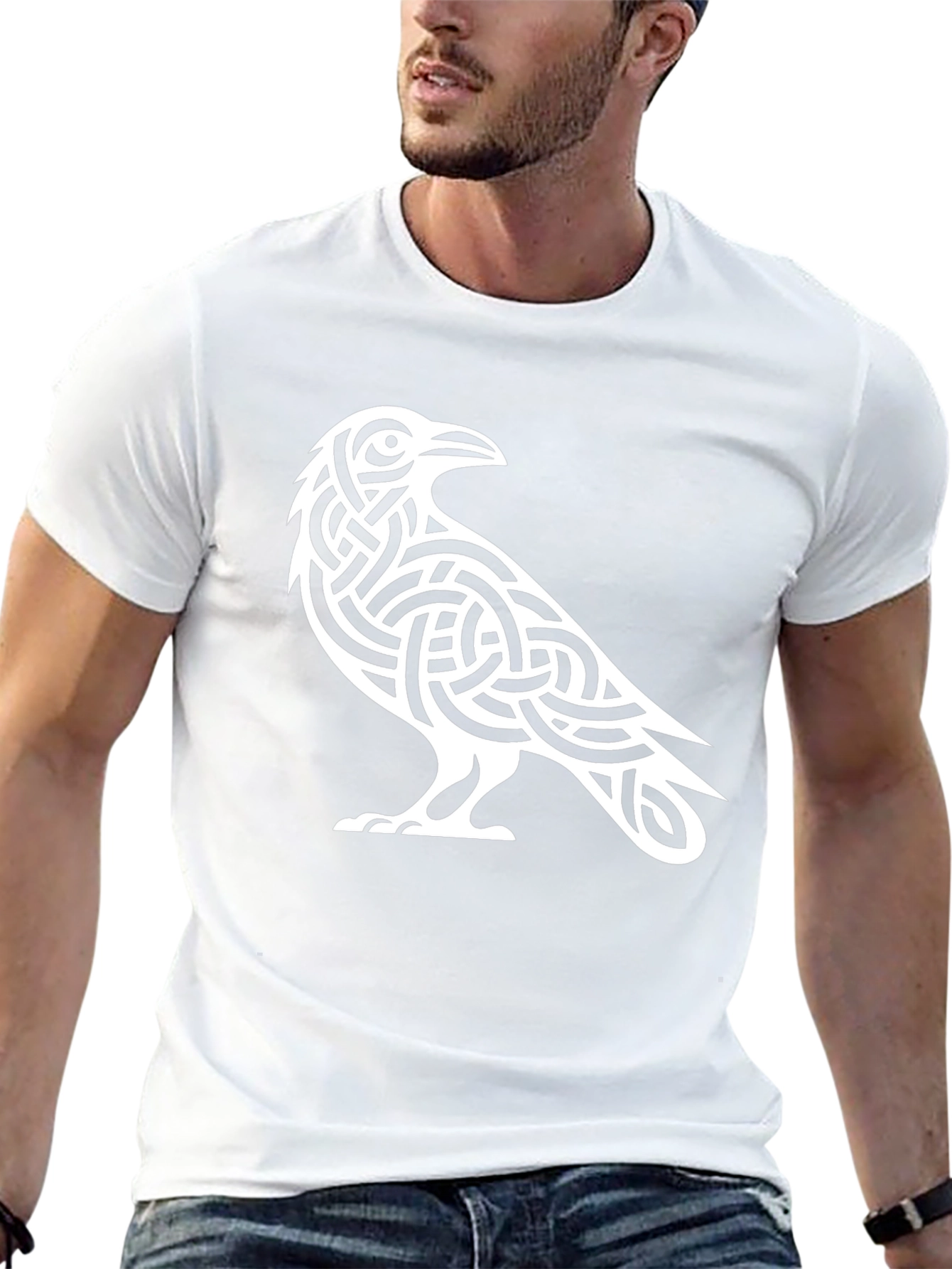 Celtic Raven T-Shirt - Black