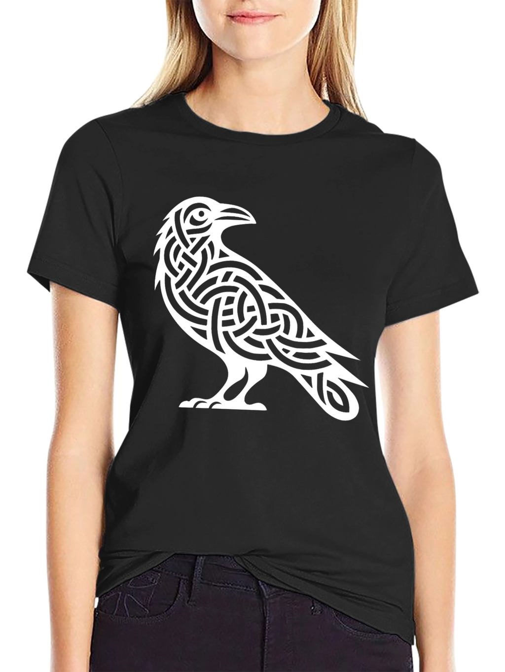 Celtic Raven T-Shirt - Black