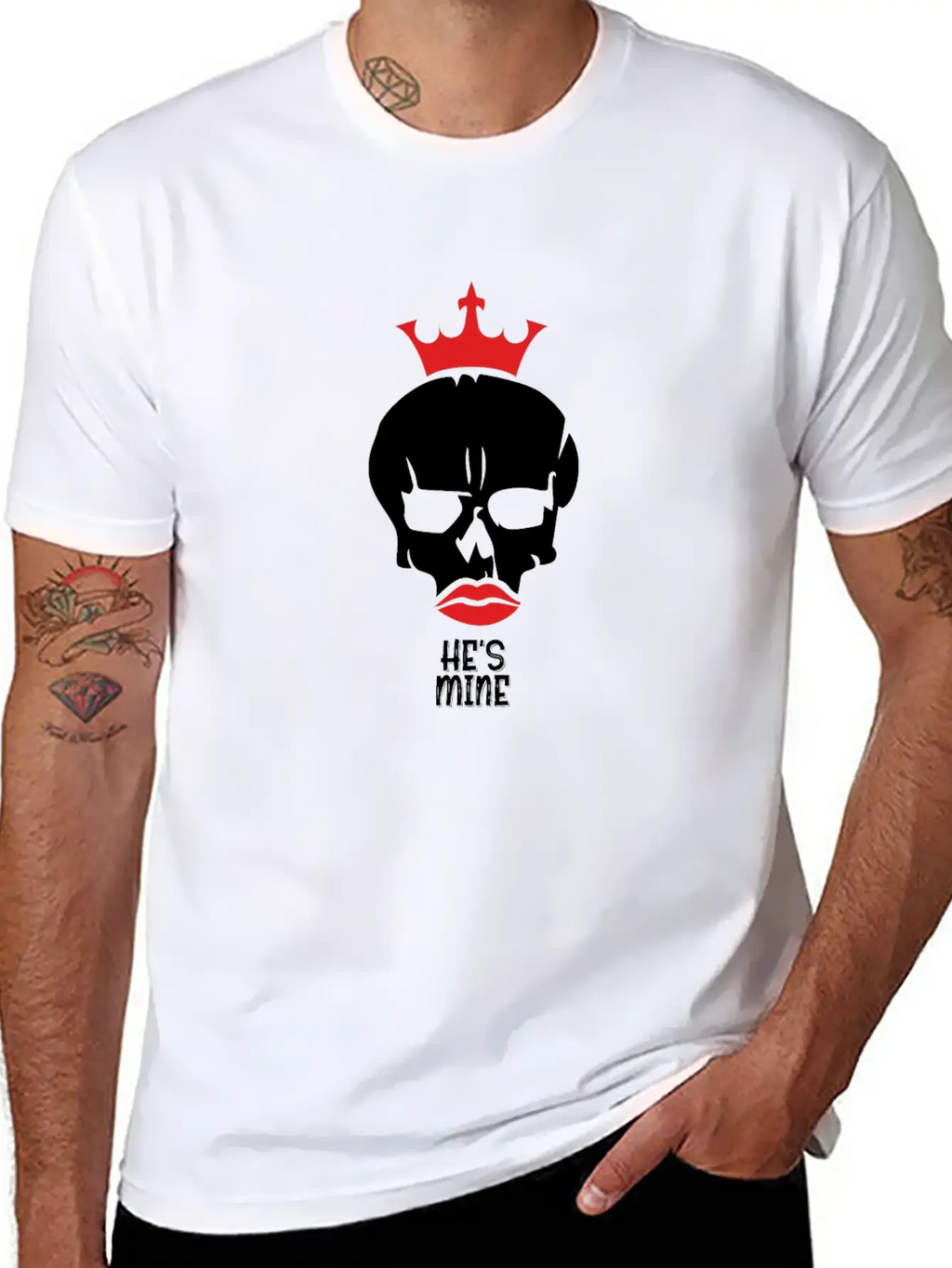 He Mine Essential Cotton Tee For Daily Outfits – Unisex Style