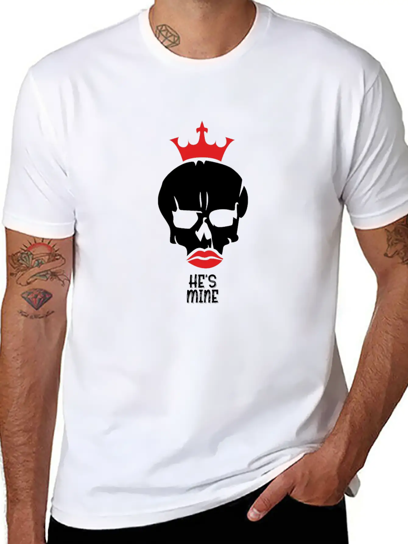 He Mine Essential Cotton Tee For Daily Outfits – Unisex Style