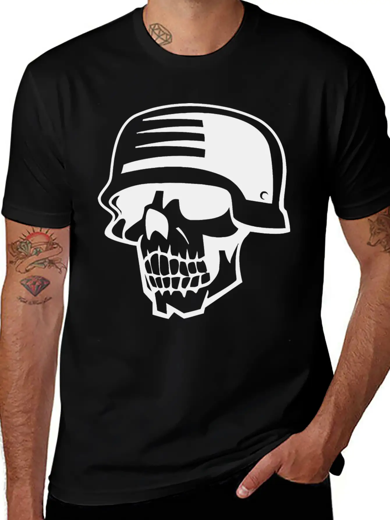 Head Army Skull Classic Cotton Tee – Unisex Comfort For Any Season