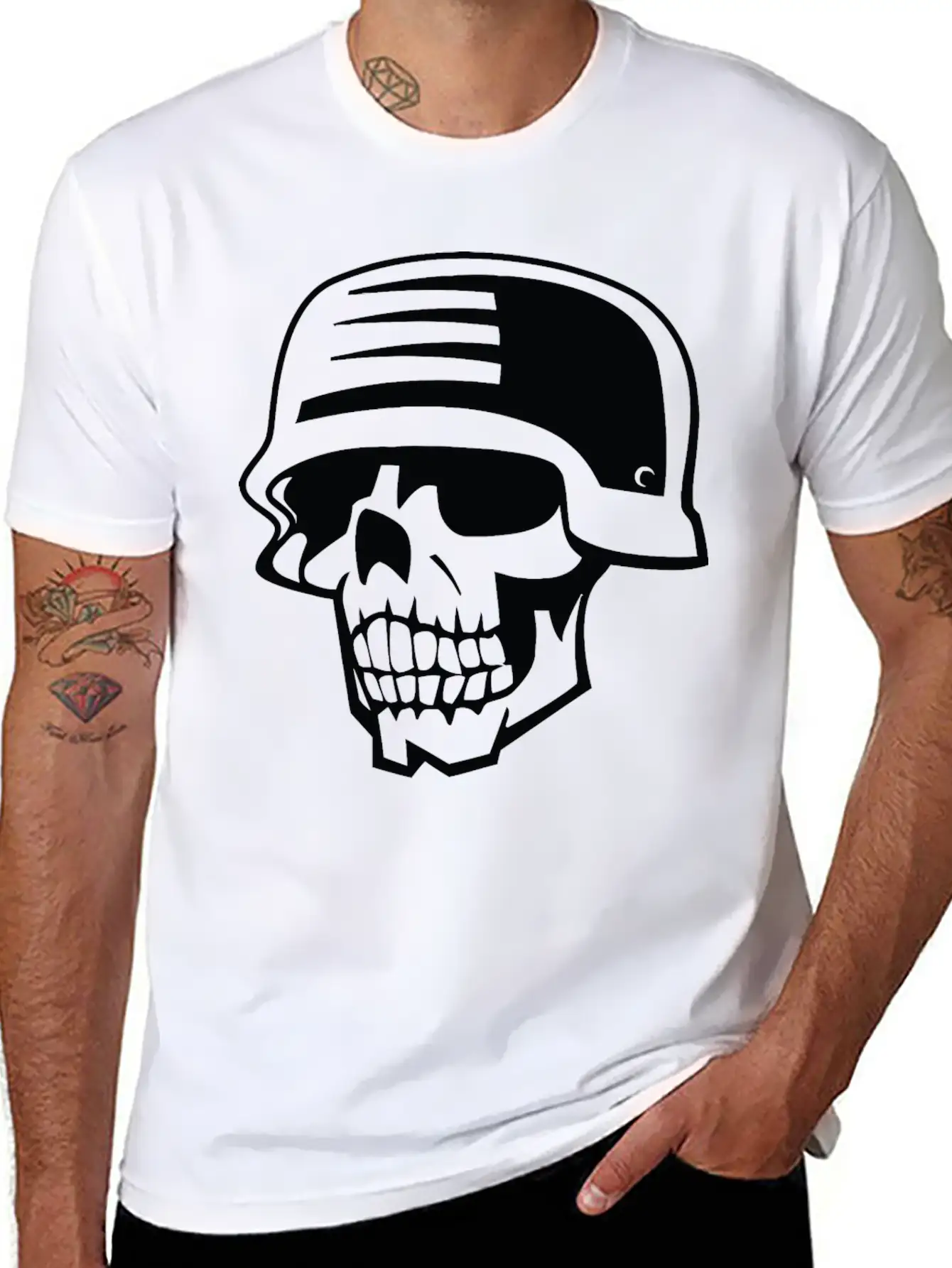 Head Army Skull Classic Cotton Tee – Unisex Comfort For Any Season