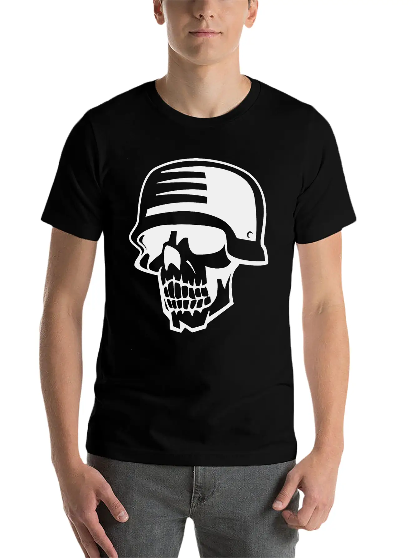 Head Army Skull Classic Cotton Tee – Unisex Comfort For Any Season